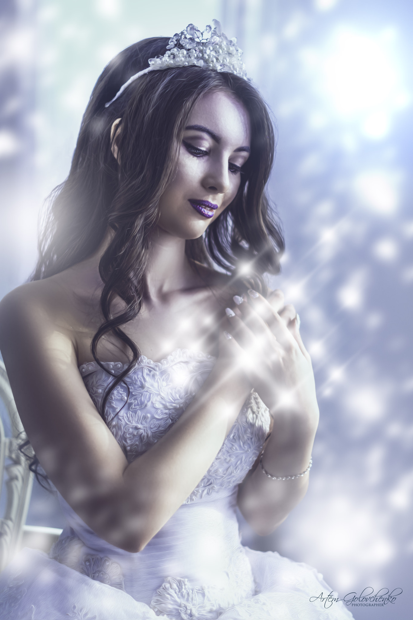 Nikon D3300 + Nikon AF-S Nikkor 50mm F1.4G sample photo. Beautiful girl (project: the snow queen) photography