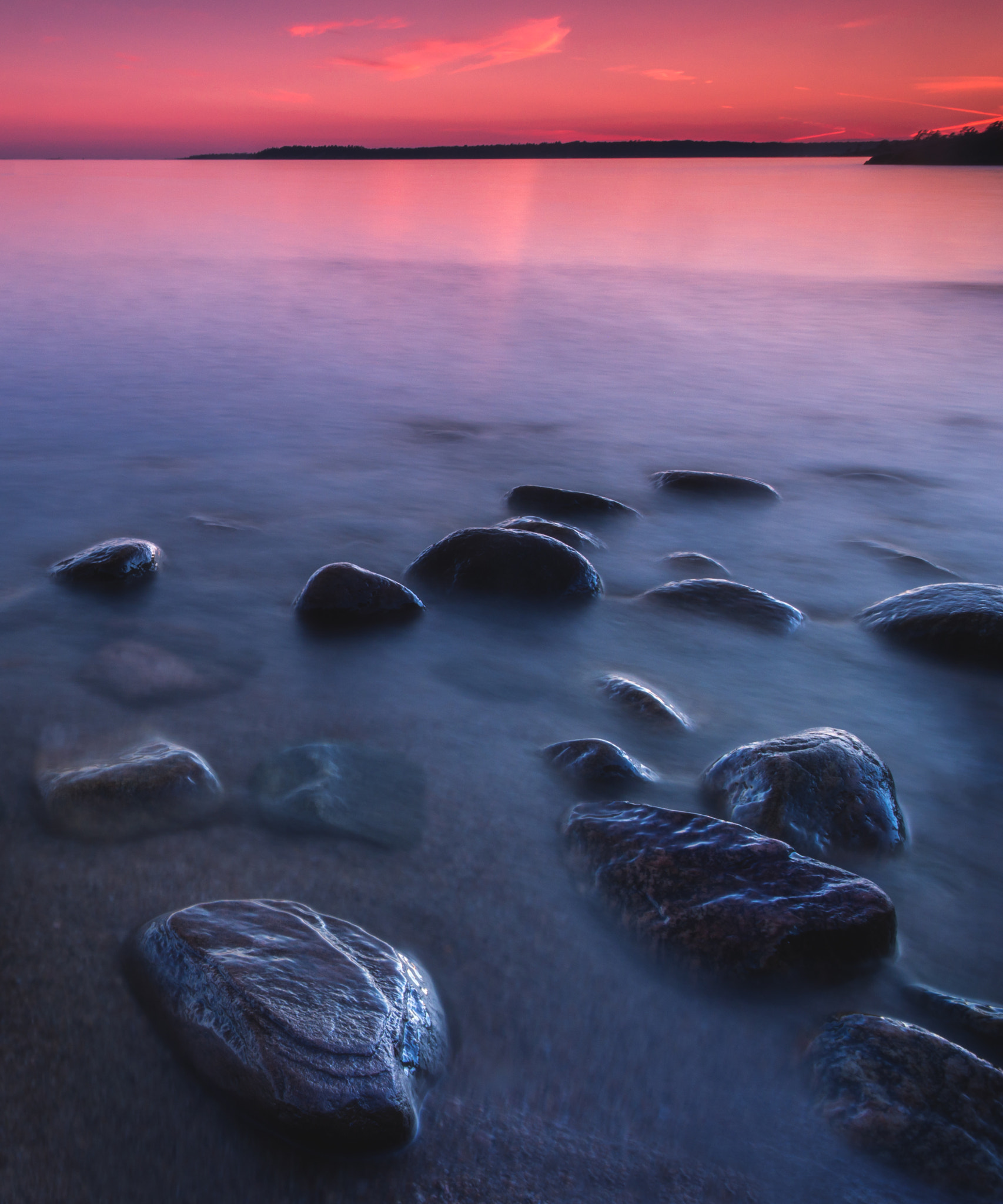 Sony SLT-A77 + Minolta AF 28-80mm F3.5-5.6 II sample photo. Killbear sunset photography