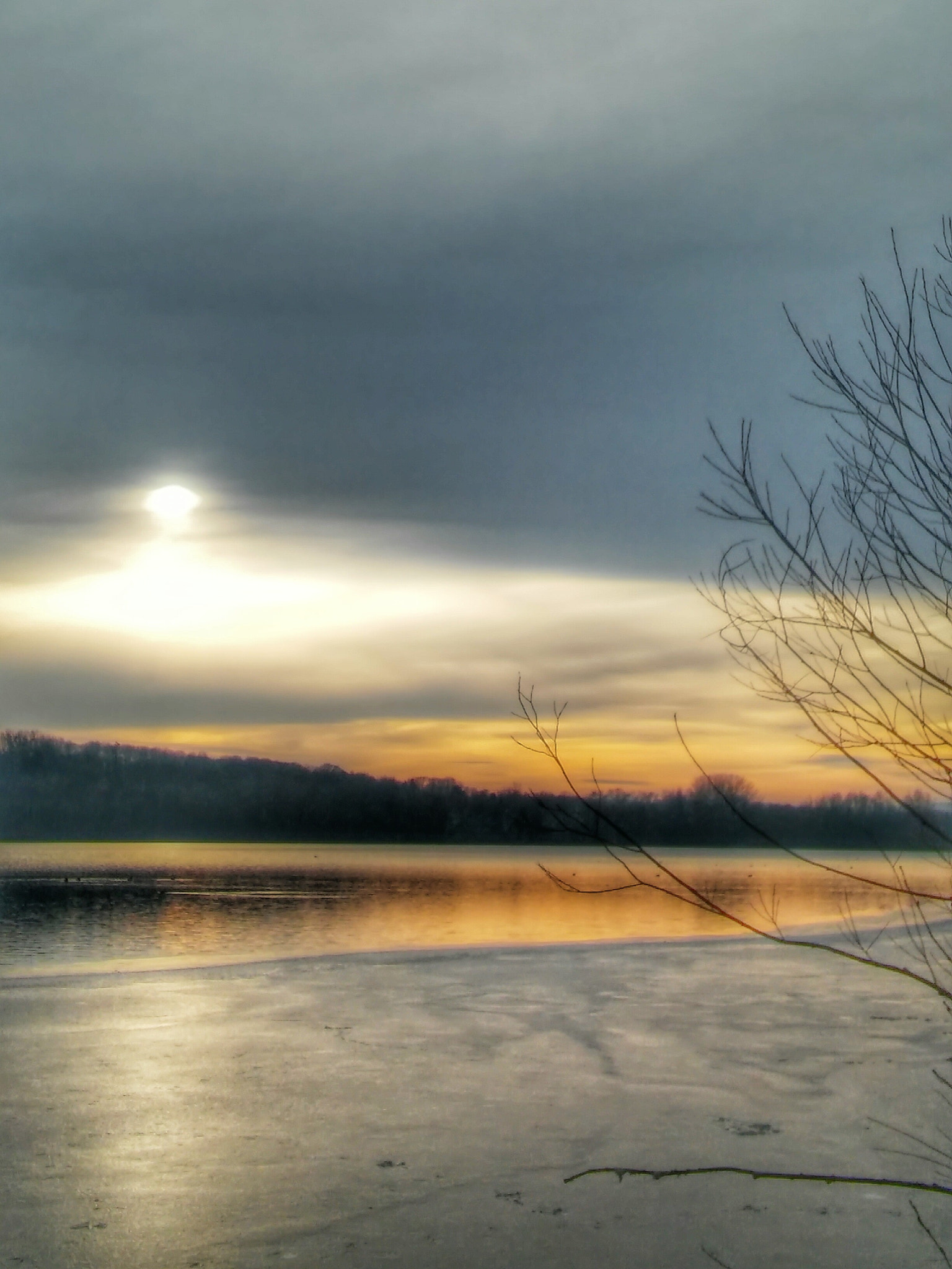LG G STYLO sample photo. Fading winterday photography