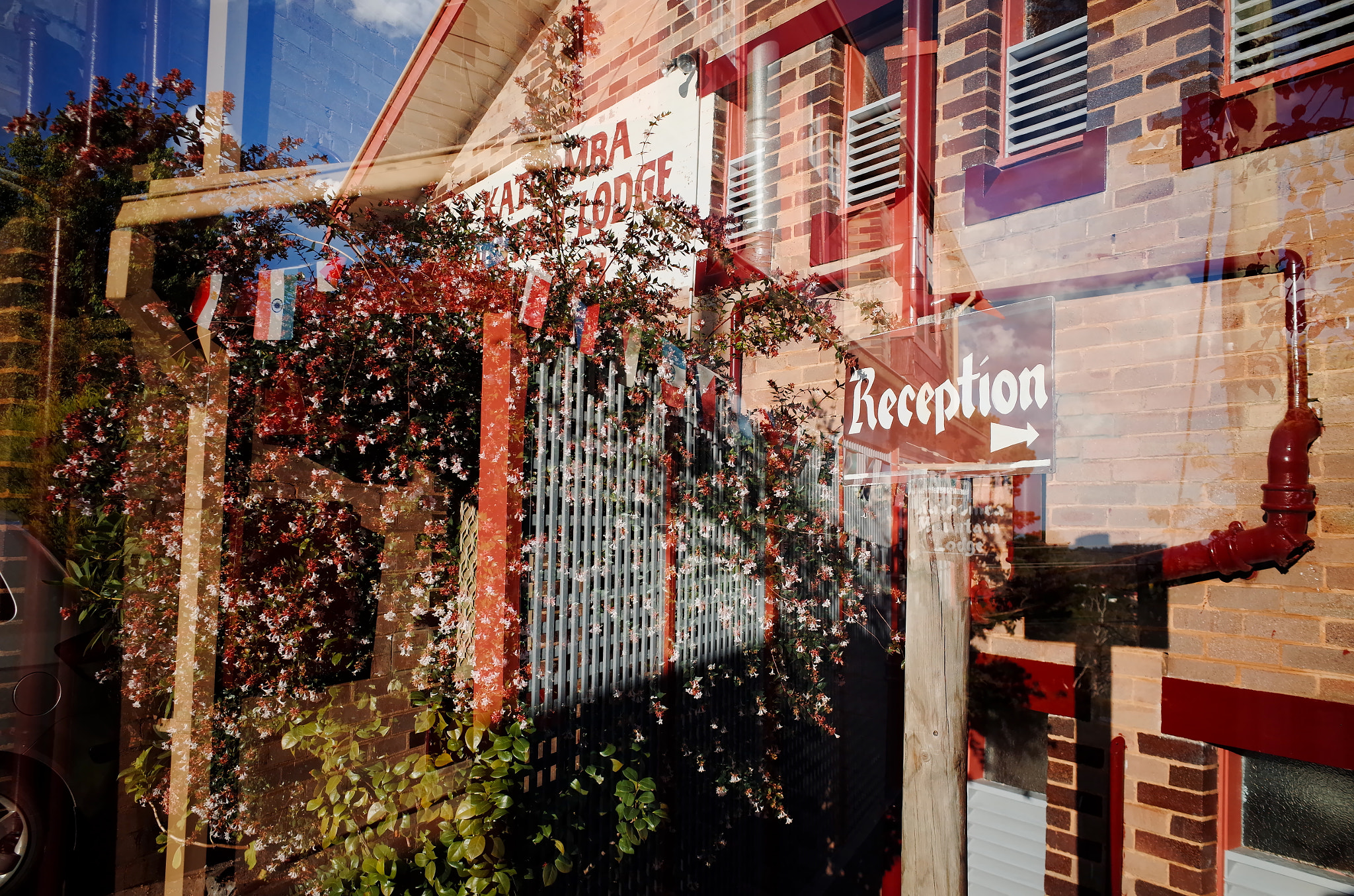Ricoh GR + GR Lens sample photo. Multiple exposure of traditional guesthouse on sunny day photography