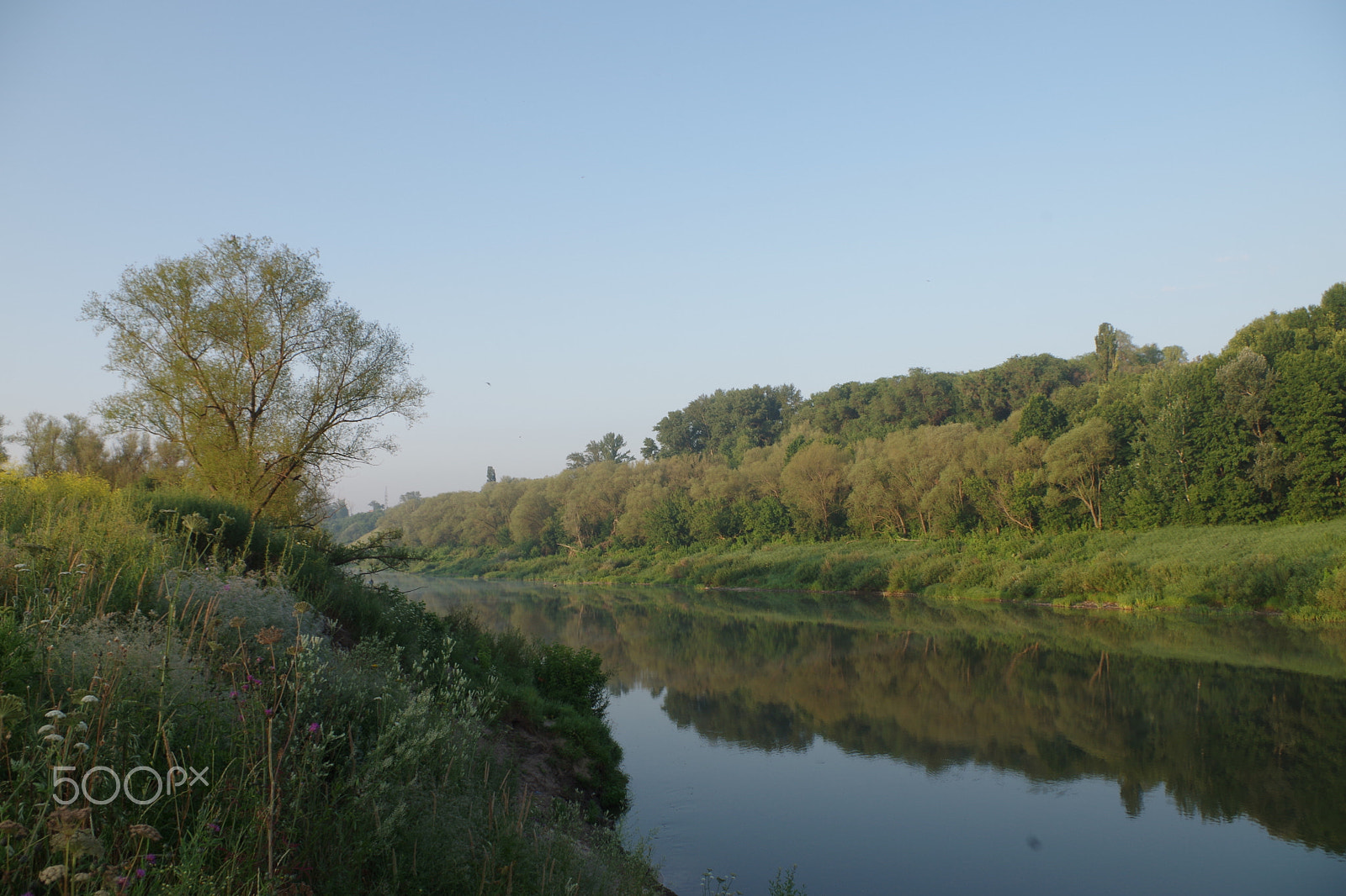 Pentax K-30 sample photo. Morning river photography