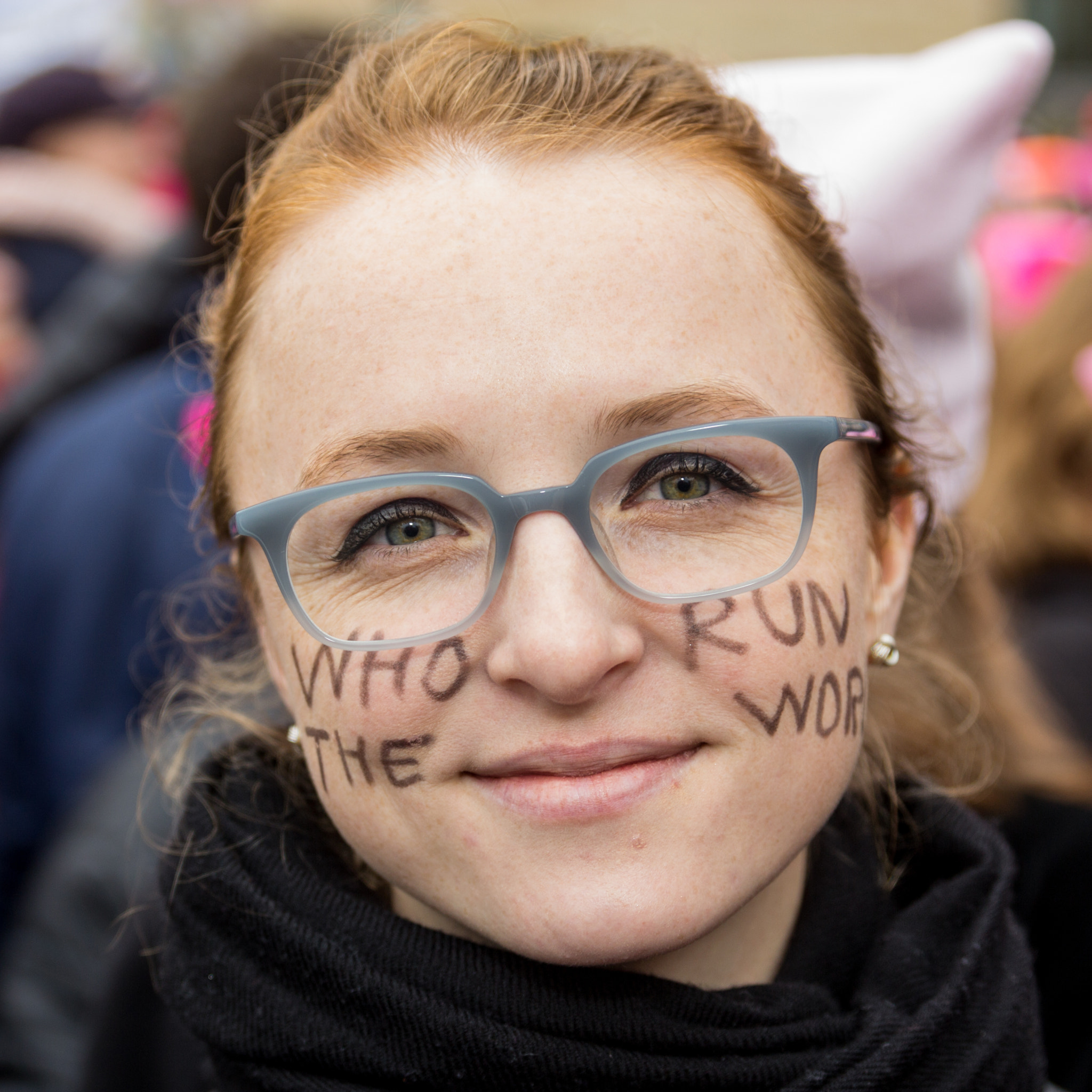 Canon EOS 60D + Sigma 24-70mm F2.8 EX DG Macro sample photo. Women's march washington photography