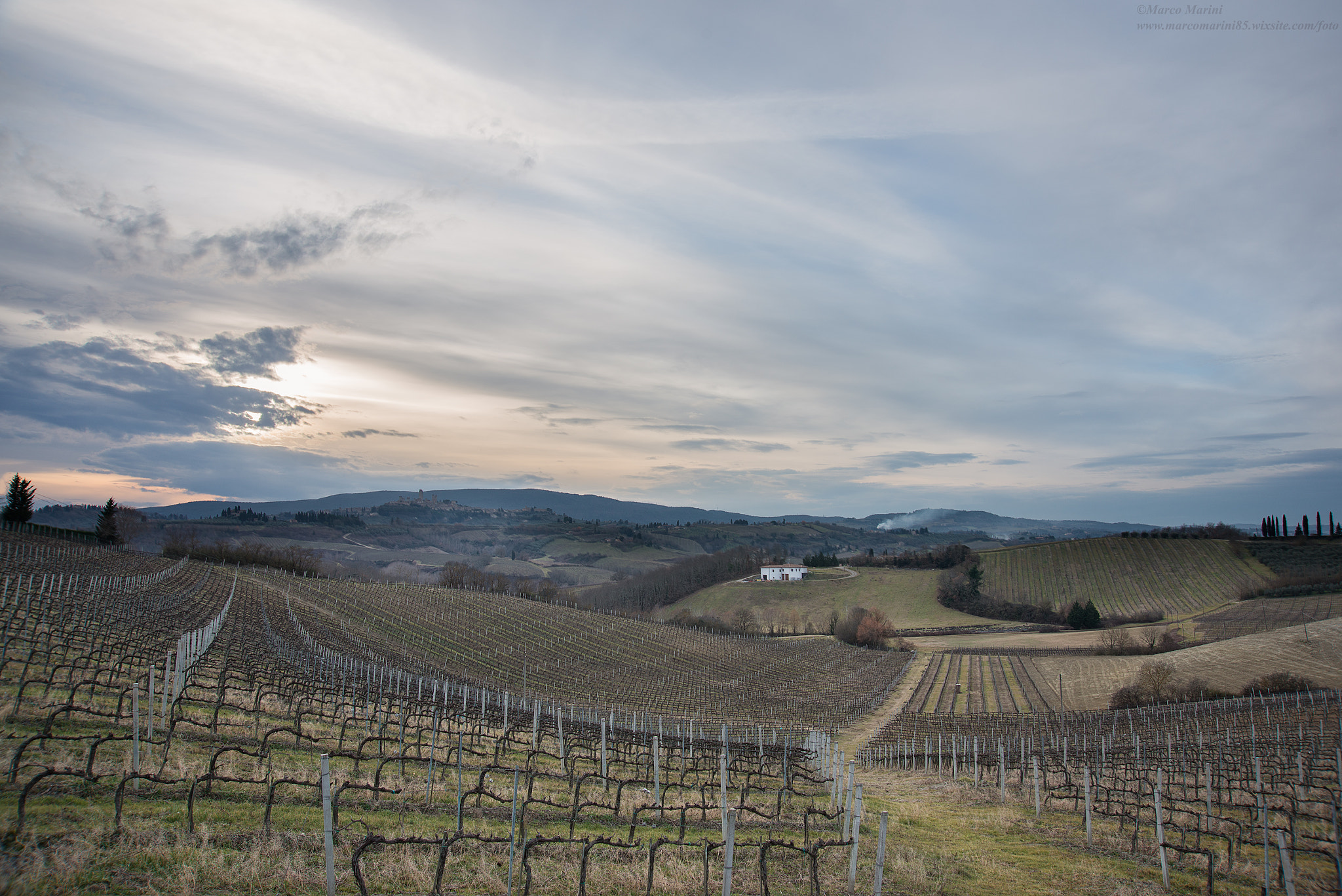 Nikon AF Nikkor 24-85mm F2.8-4D IF sample photo. Winter in tuscany photography
