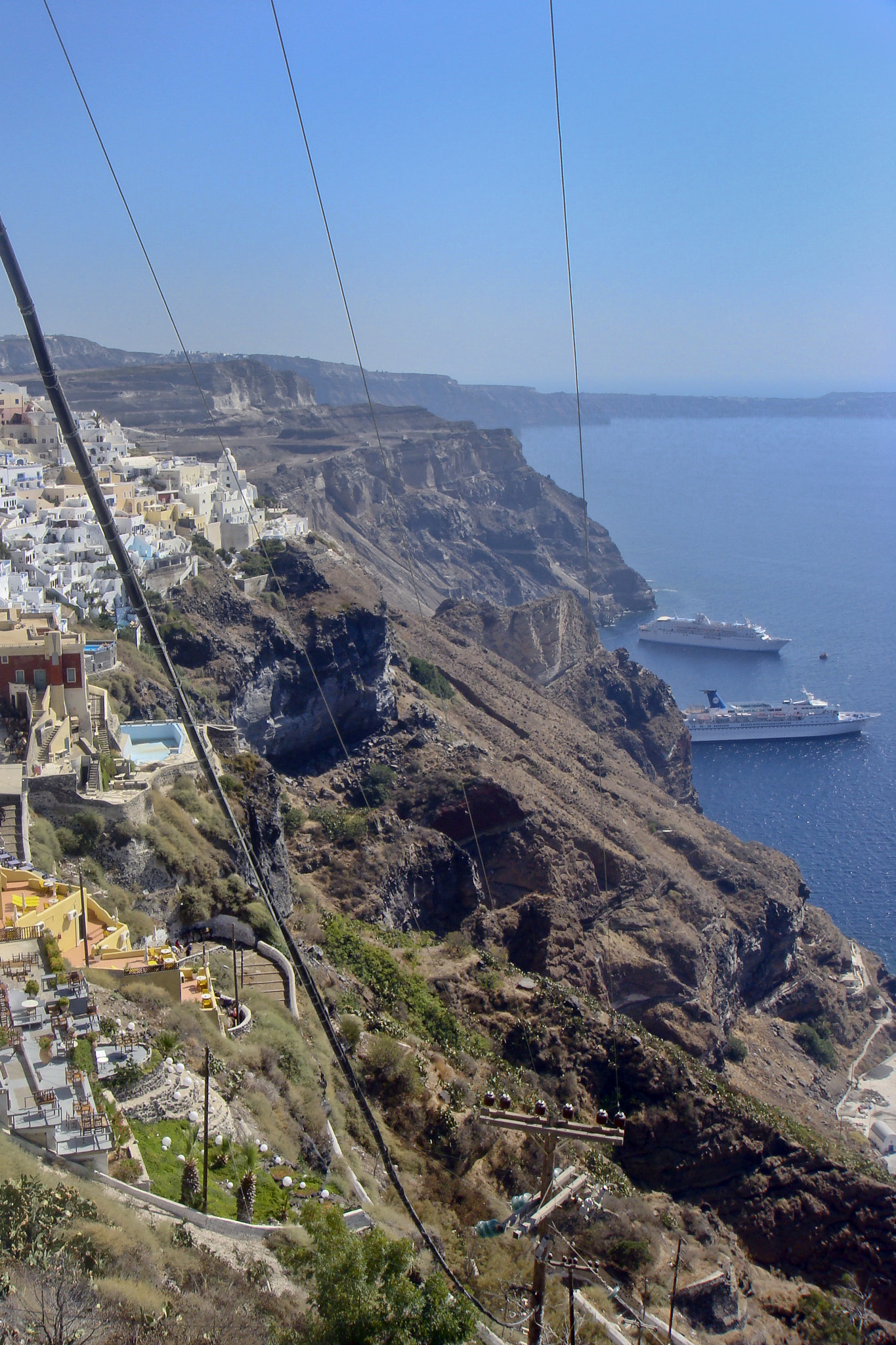 Sony DSC-T200 sample photo. Thira's cable car photography