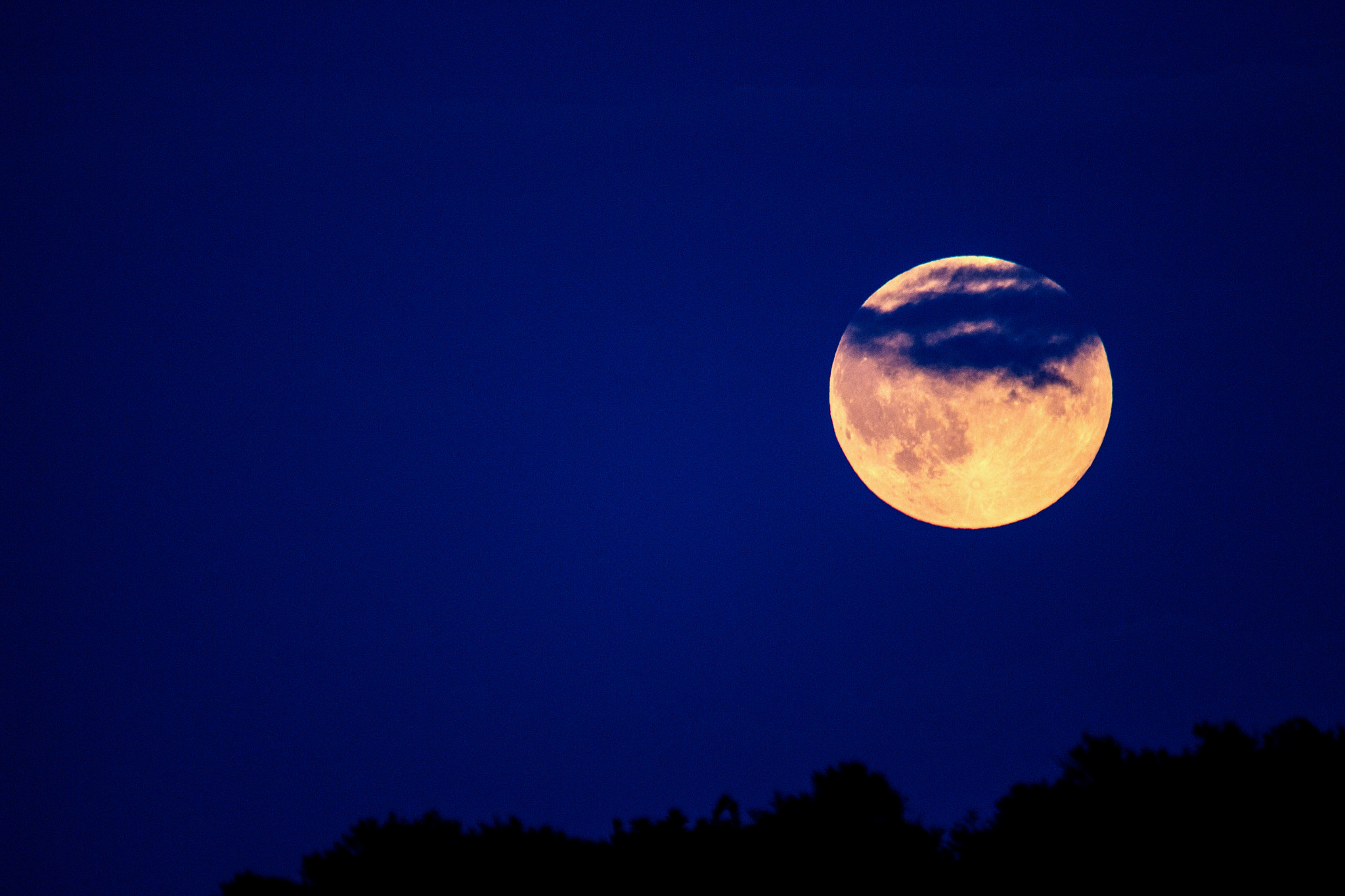 Sigma 150-500mm F5-6.3 DG OS HSM sample photo. Low moon 2 photography