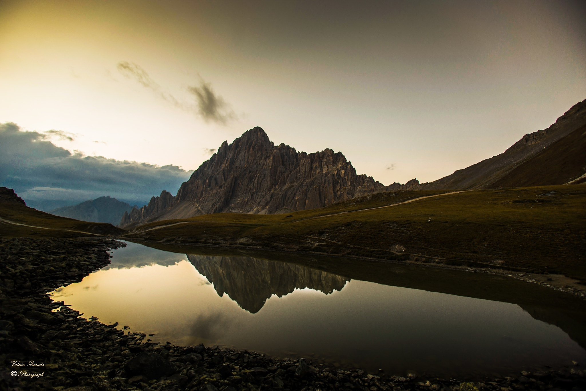 Canon EOS 6D + Canon EF 17-35mm f/2.8L sample photo. Sunset on rocca la meja (valle maira -cuneo) photography