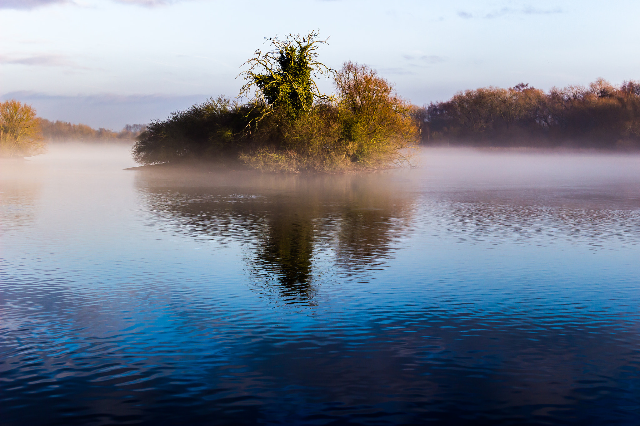 Canon EF-S 18-55mm F3.5-5.6 II sample photo. Misty island photography