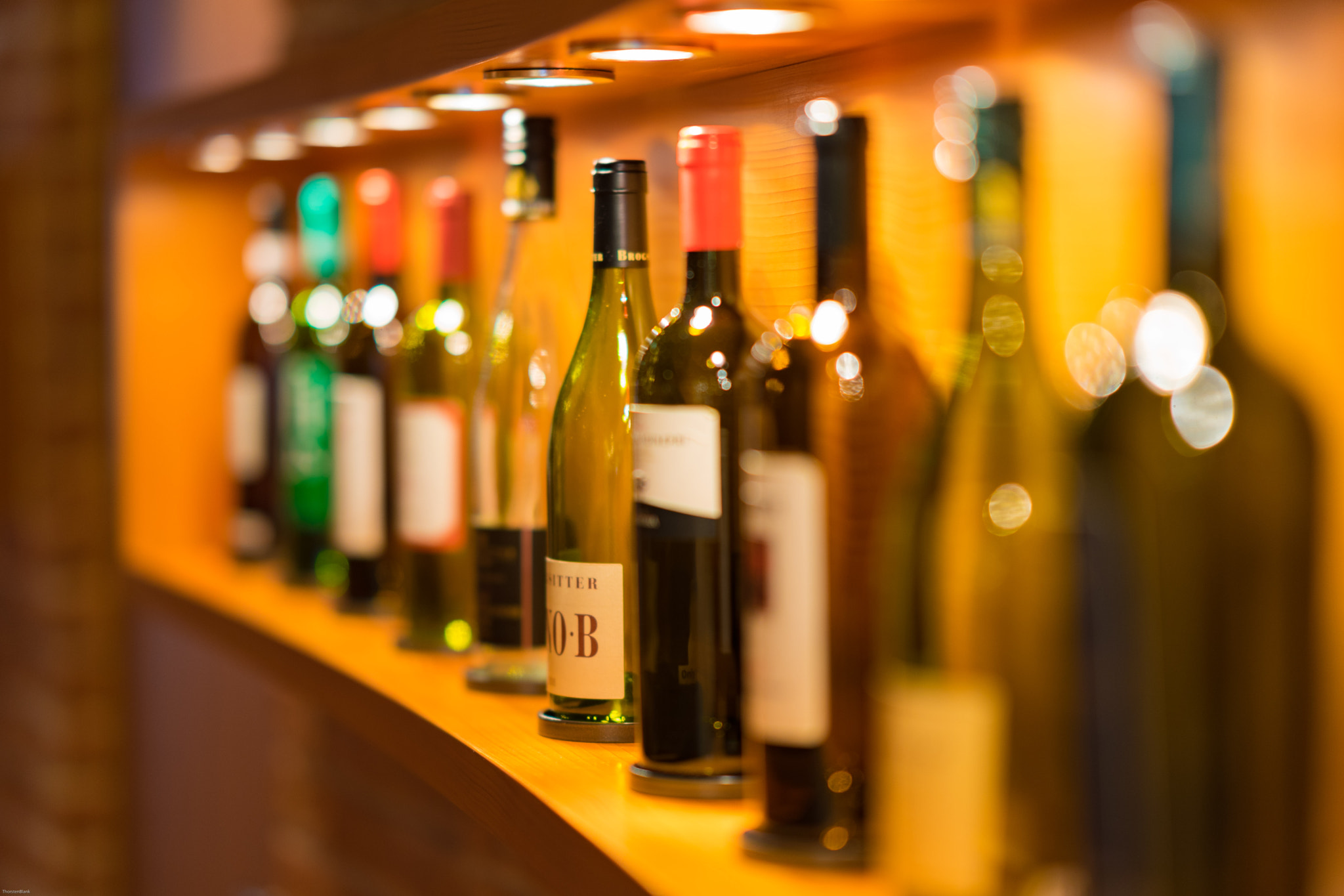 Sony FE 85mm F1.4 GM sample photo. Wine in the bar photography