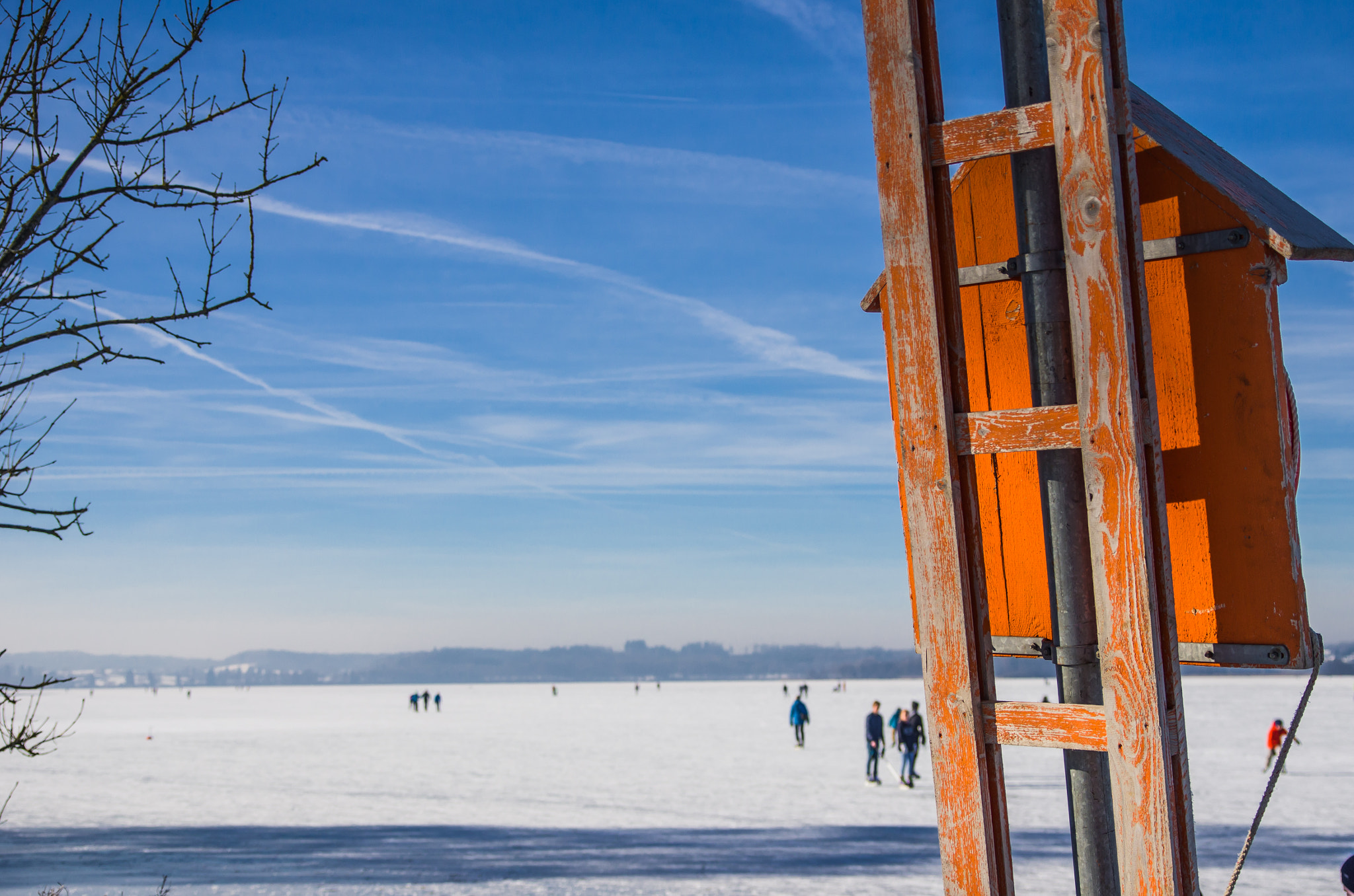 Pentax K-5 sample photo. Winter am see photography