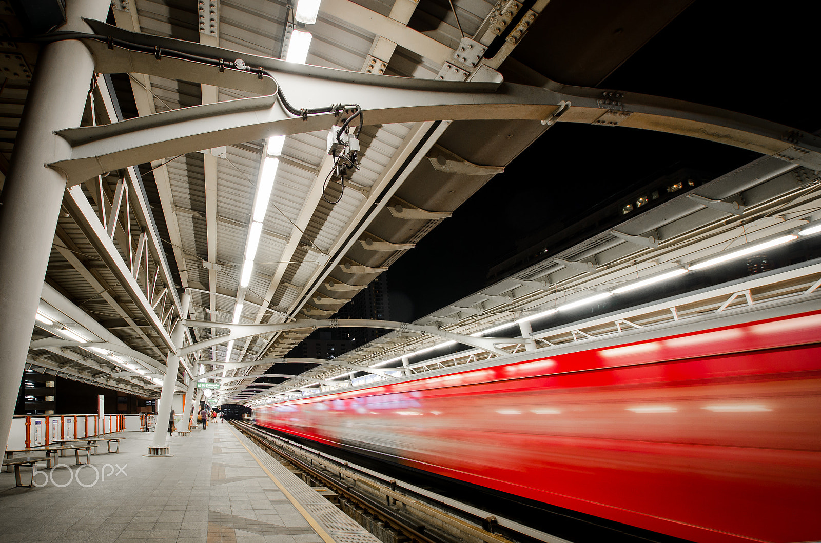 Nikon D5100 + Sigma 10-20mm F3.5 EX DC HSM sample photo. Bts sky train in bangkok, thailand photography