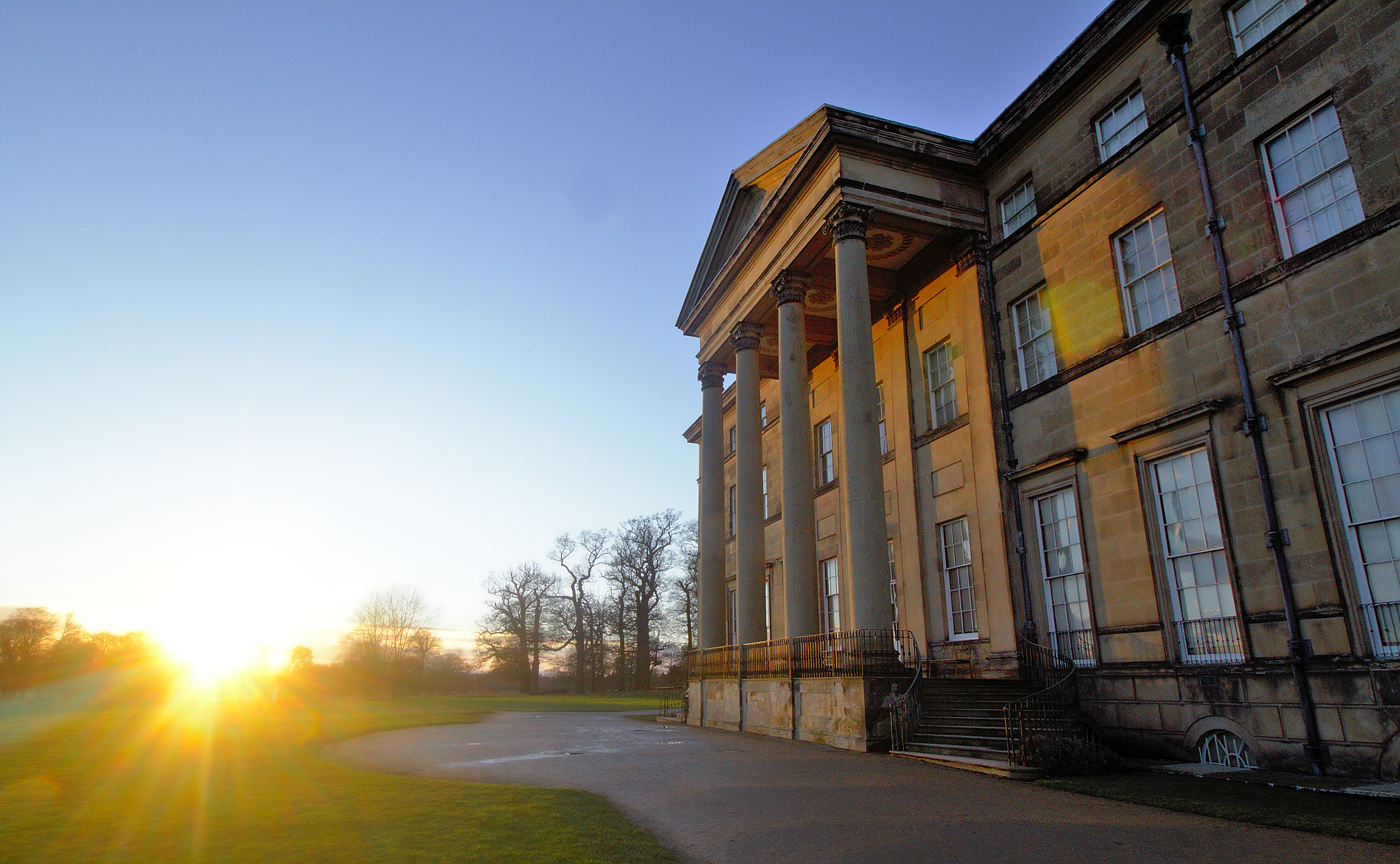 Canon EOS 100D (EOS Rebel SL1 / EOS Kiss X7) sample photo. Sunset at attingham park 2 photography