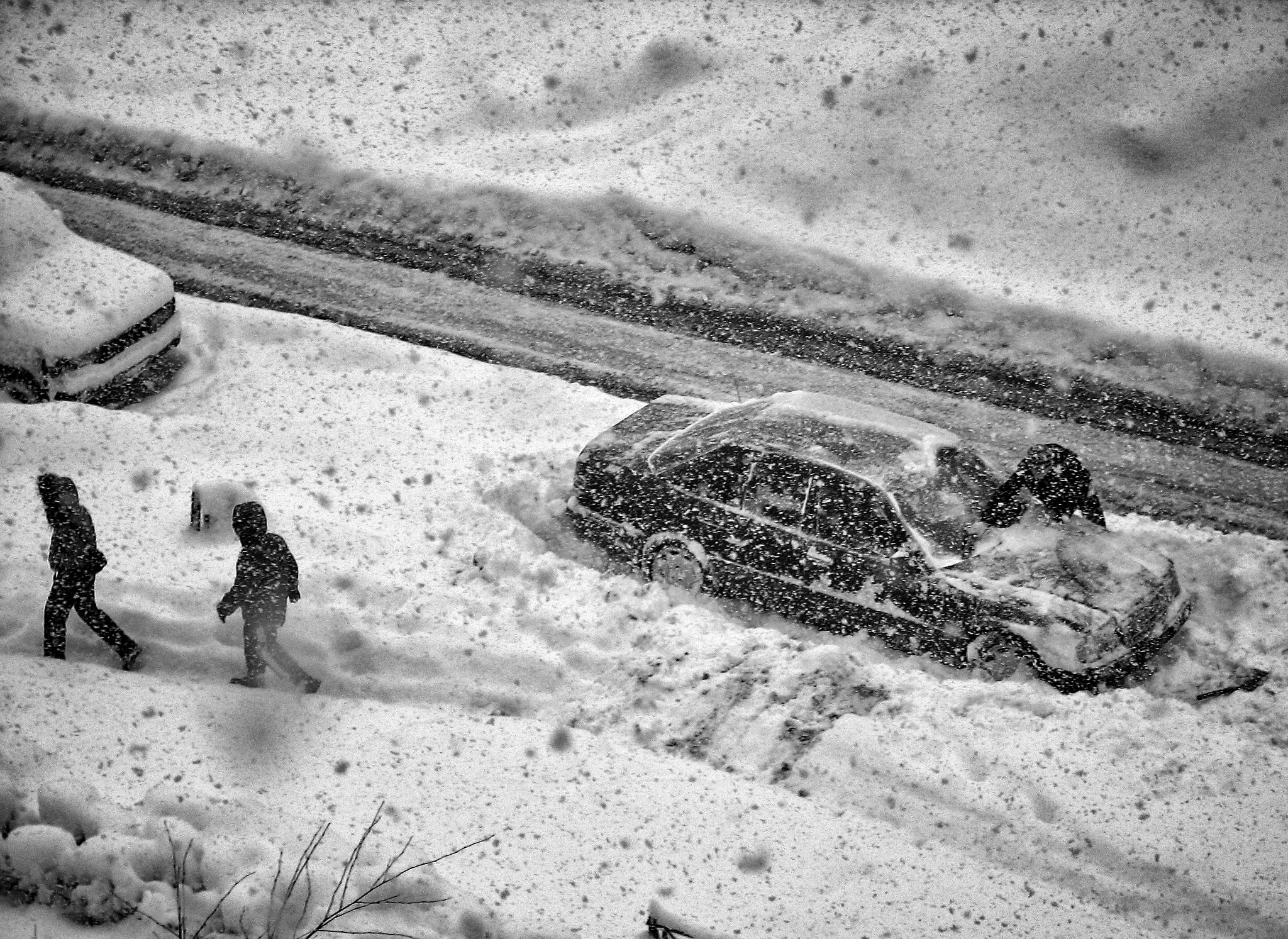 Canon POWERSHOT S2 IS sample photo. Snowfall photography
