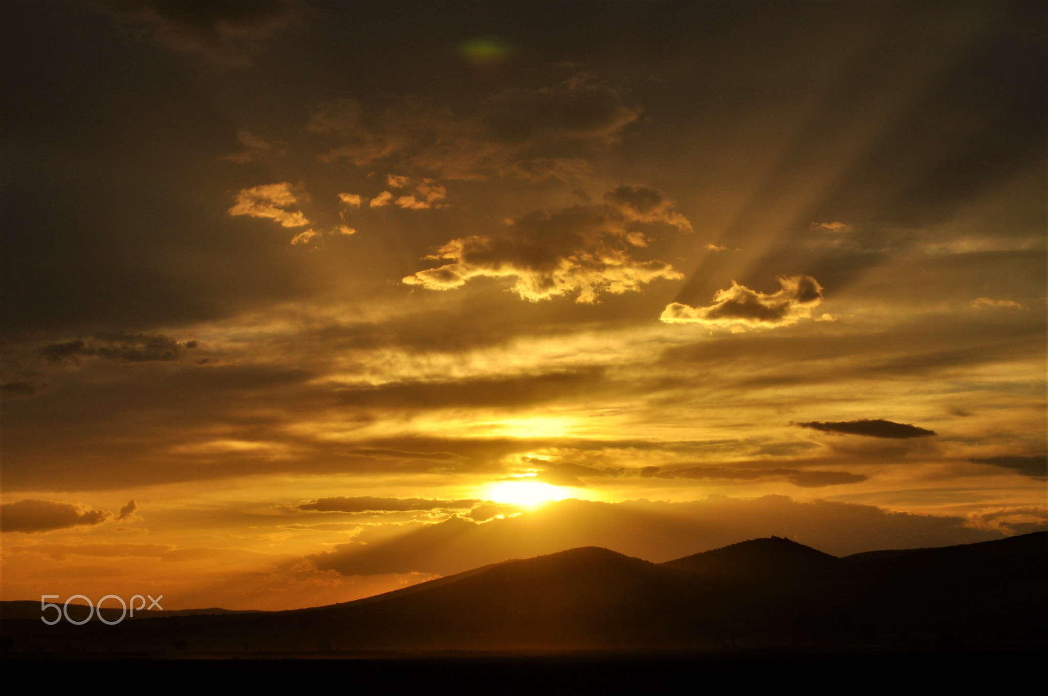 Sonnenuntergang in Mazedonien