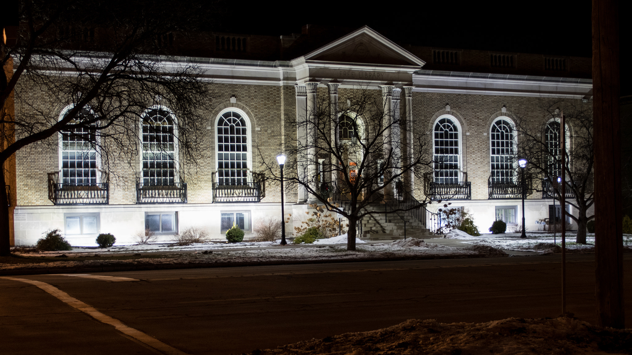 Nikon D500 sample photo. Cortland public library photography