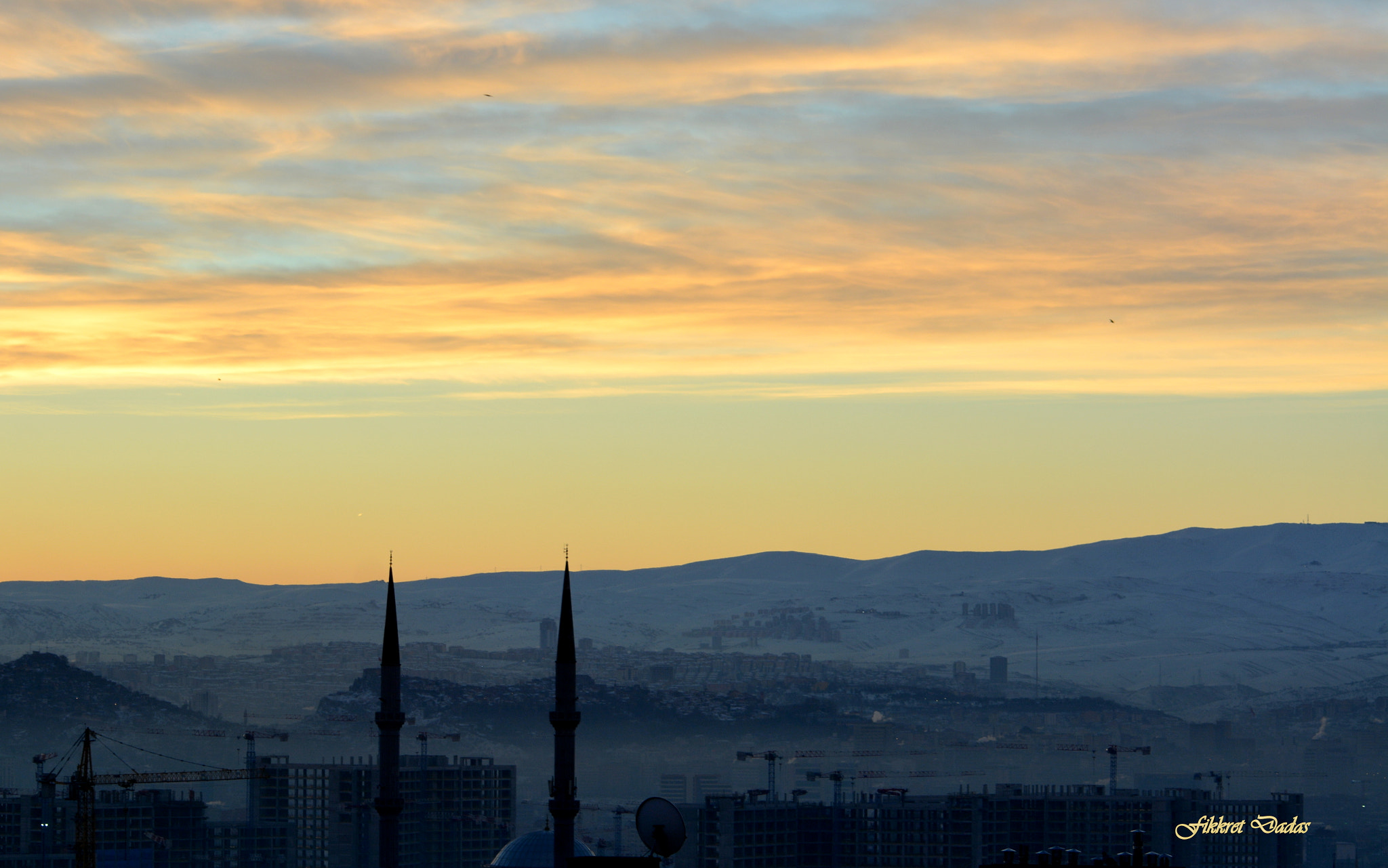 AF Nikkor 70-210mm f/4-5.6 sample photo. Ankara gündoğumu photography