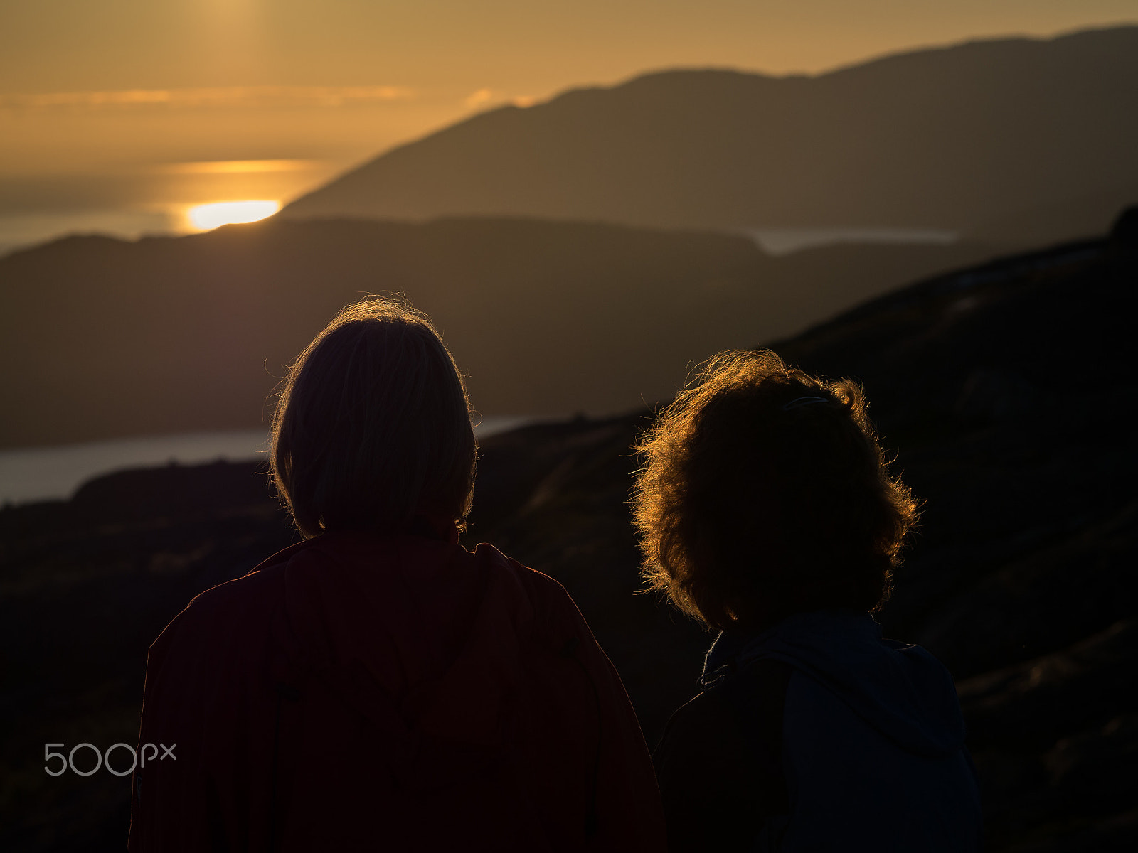 Olympus OM-D E-M5 sample photo. Two sisters and a mid summer night photography