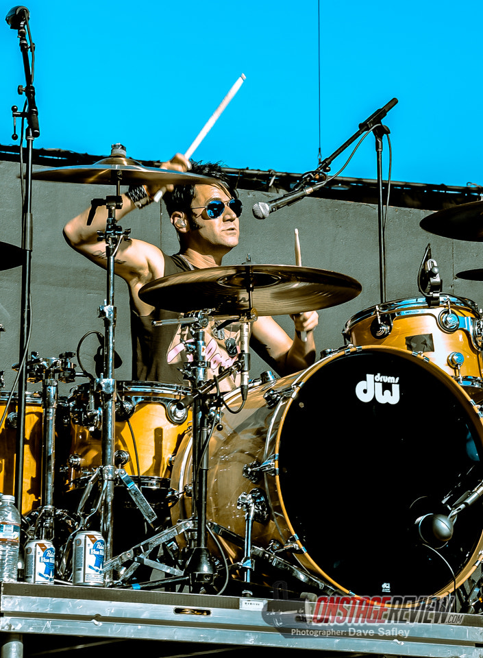 Sigma 50-150mm F2.8 EX APO DC HSM sample photo. Snuff z'nuff at hair nation festival 2016 photography