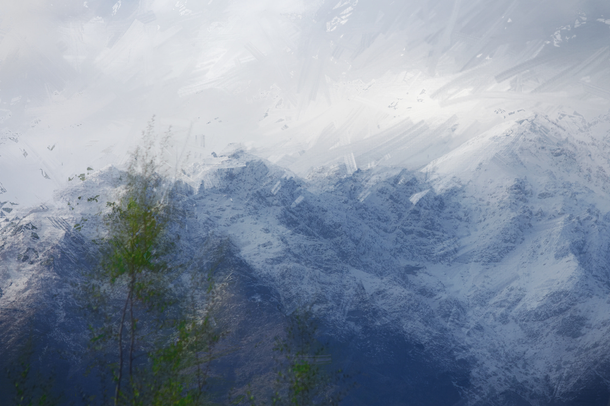 Canon EOS 650D (EOS Rebel T4i / EOS Kiss X6i) sample photo. Snow capped andes, deconstructed photography
