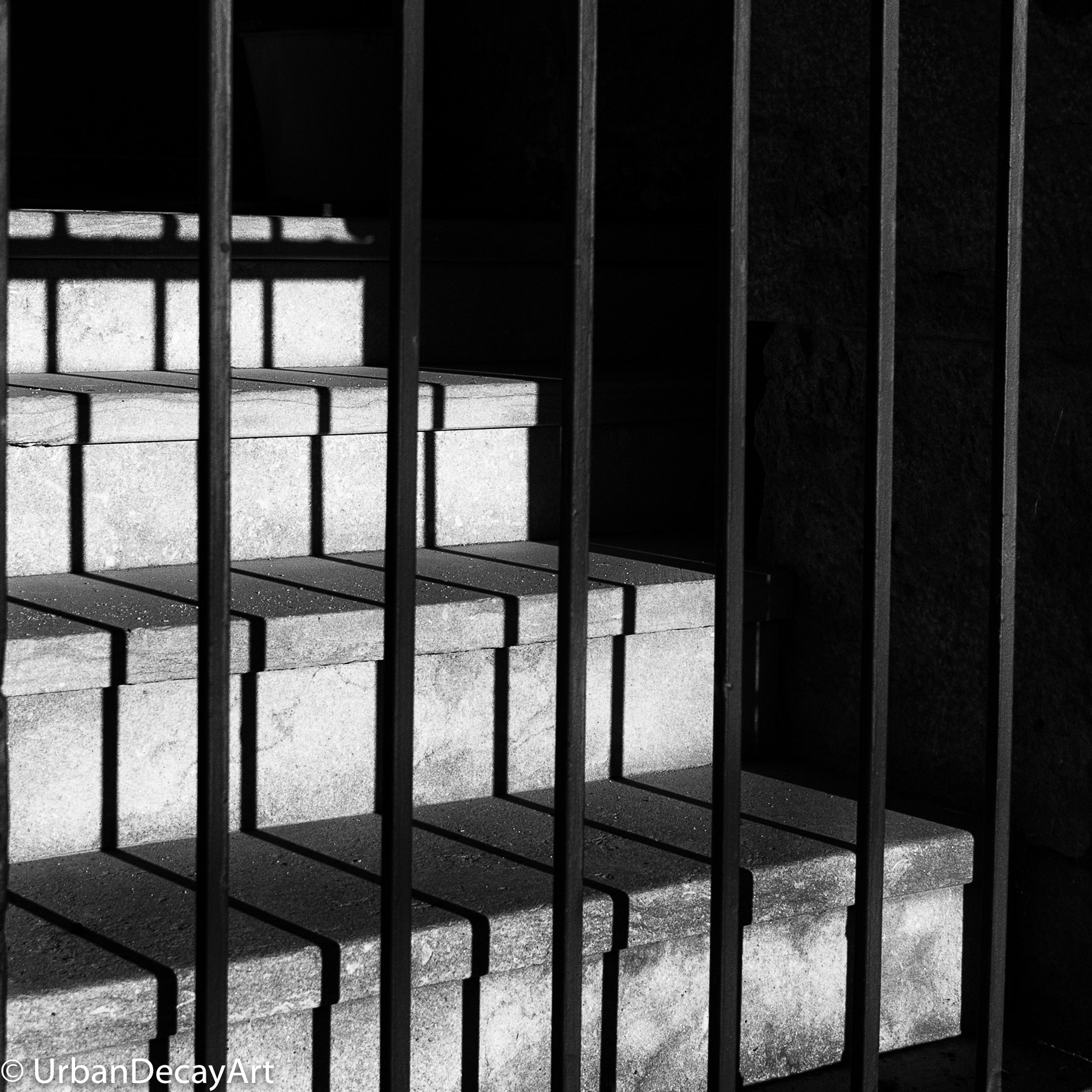 Nikon Df sample photo. Stairs and stripes photography