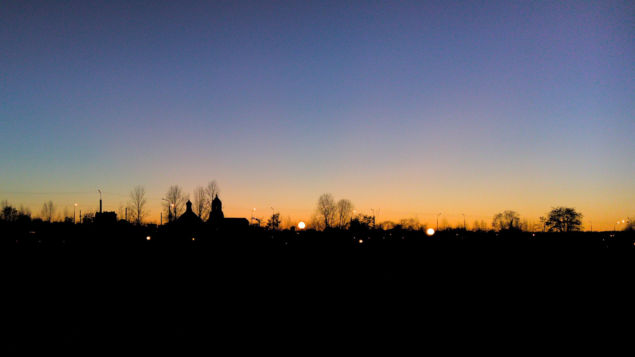 HTC ONE A9 sample photo. Winter dawn sky in valatava, homieĺ photography