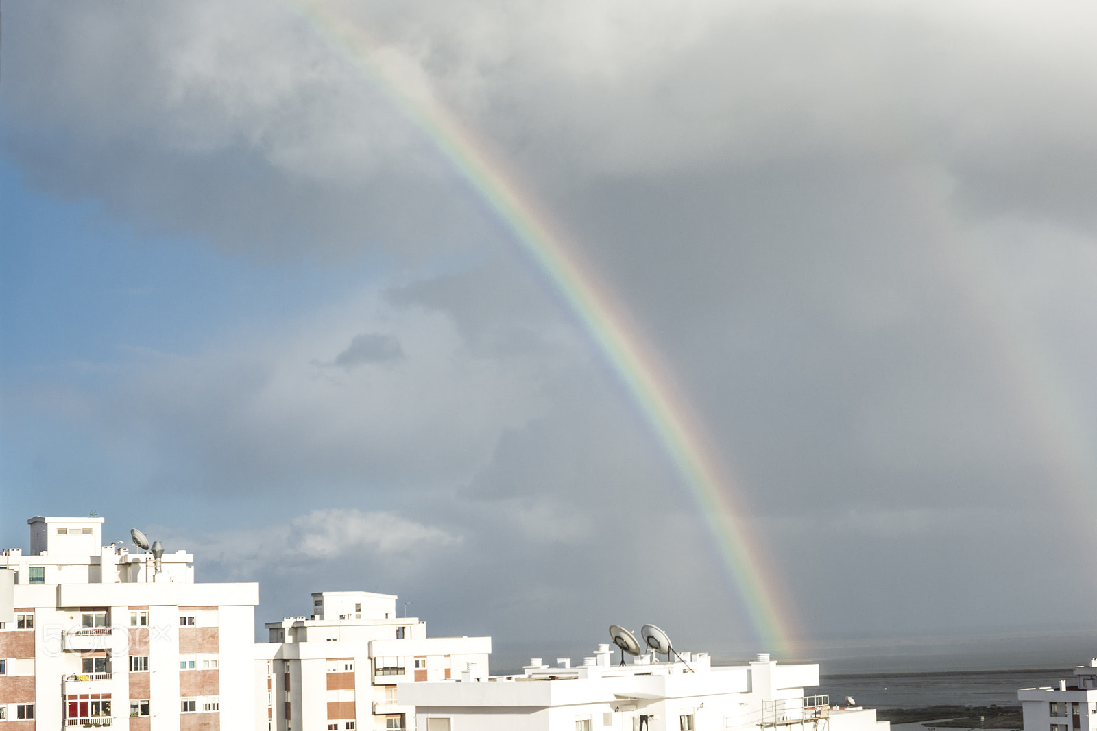 Nikon D7100 + Sigma 30mm F1.4 EX DC HSM sample photo. Rainbow in winter photography