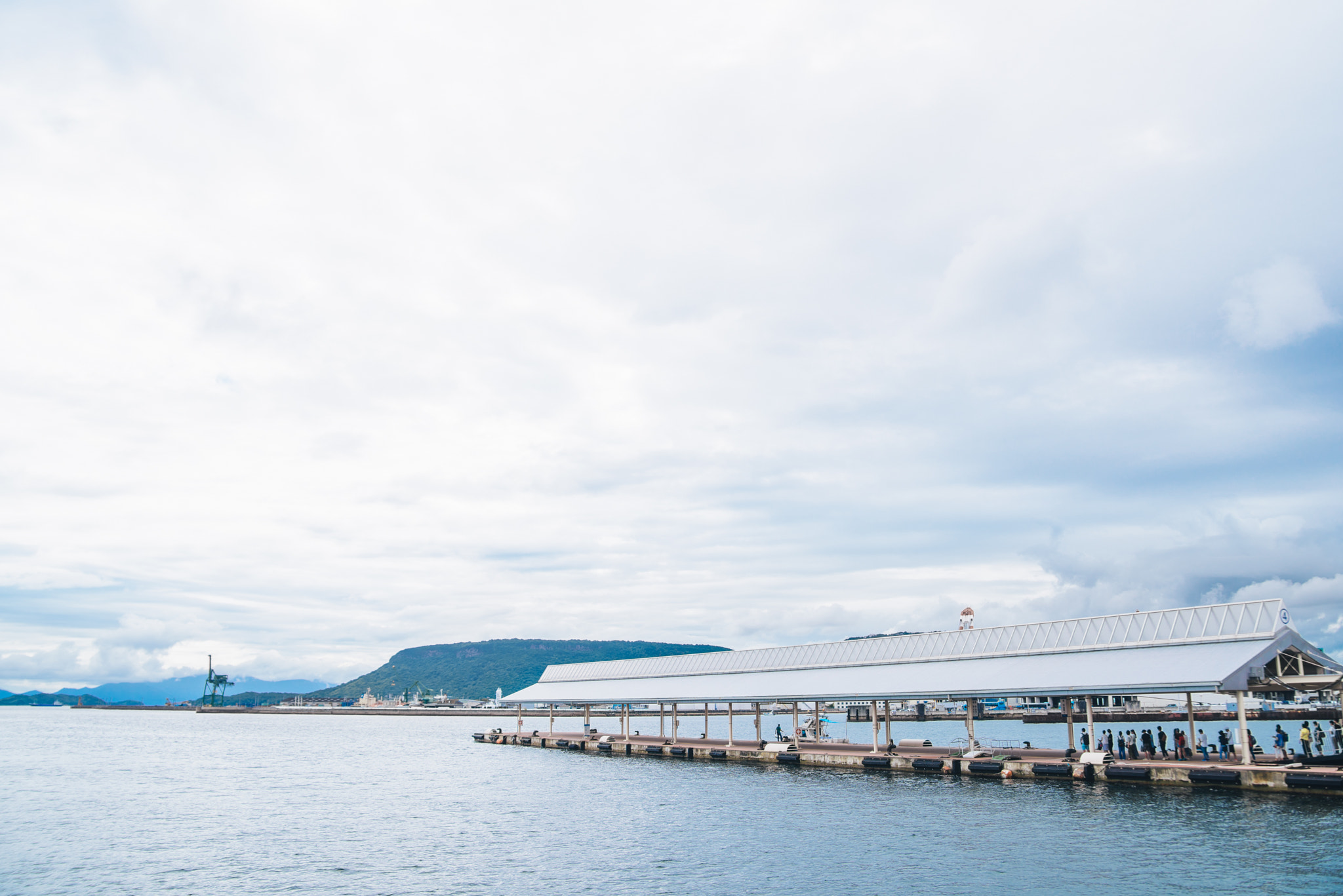 Nikon D600 sample photo. East on takamatsu port photography