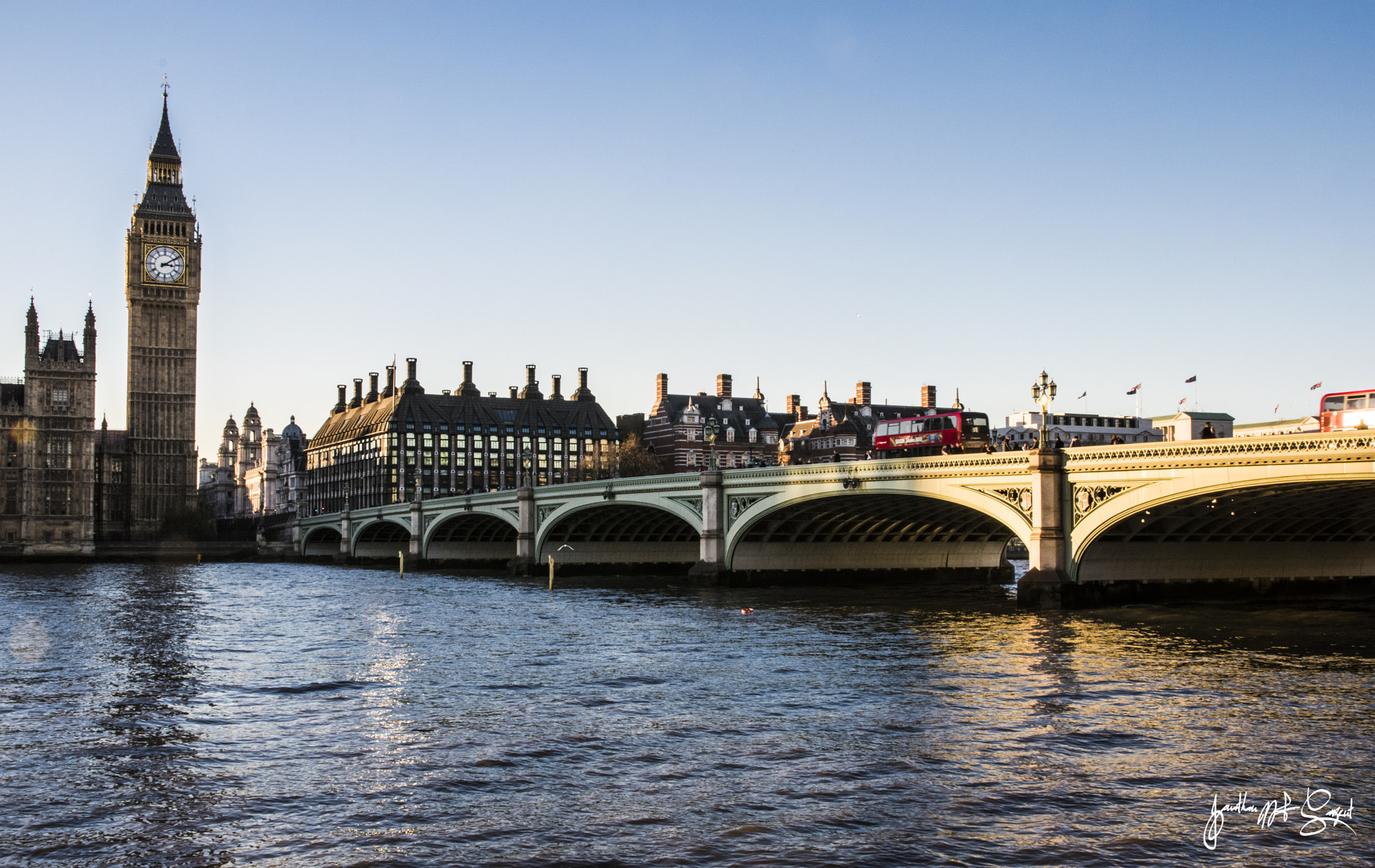 Nikon D5500 sample photo. Big ben from across the thames photography