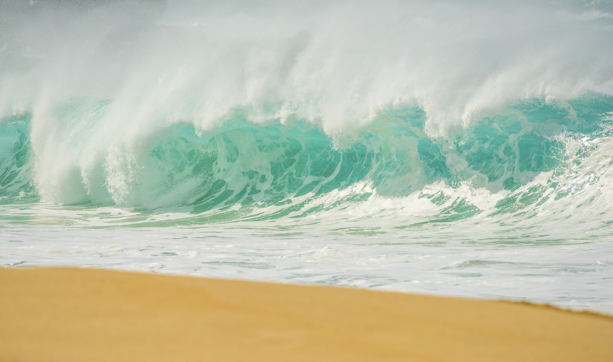 Nikon Nikkor AF-S 300mm F4E PF ED VR sample photo. Shore break photography