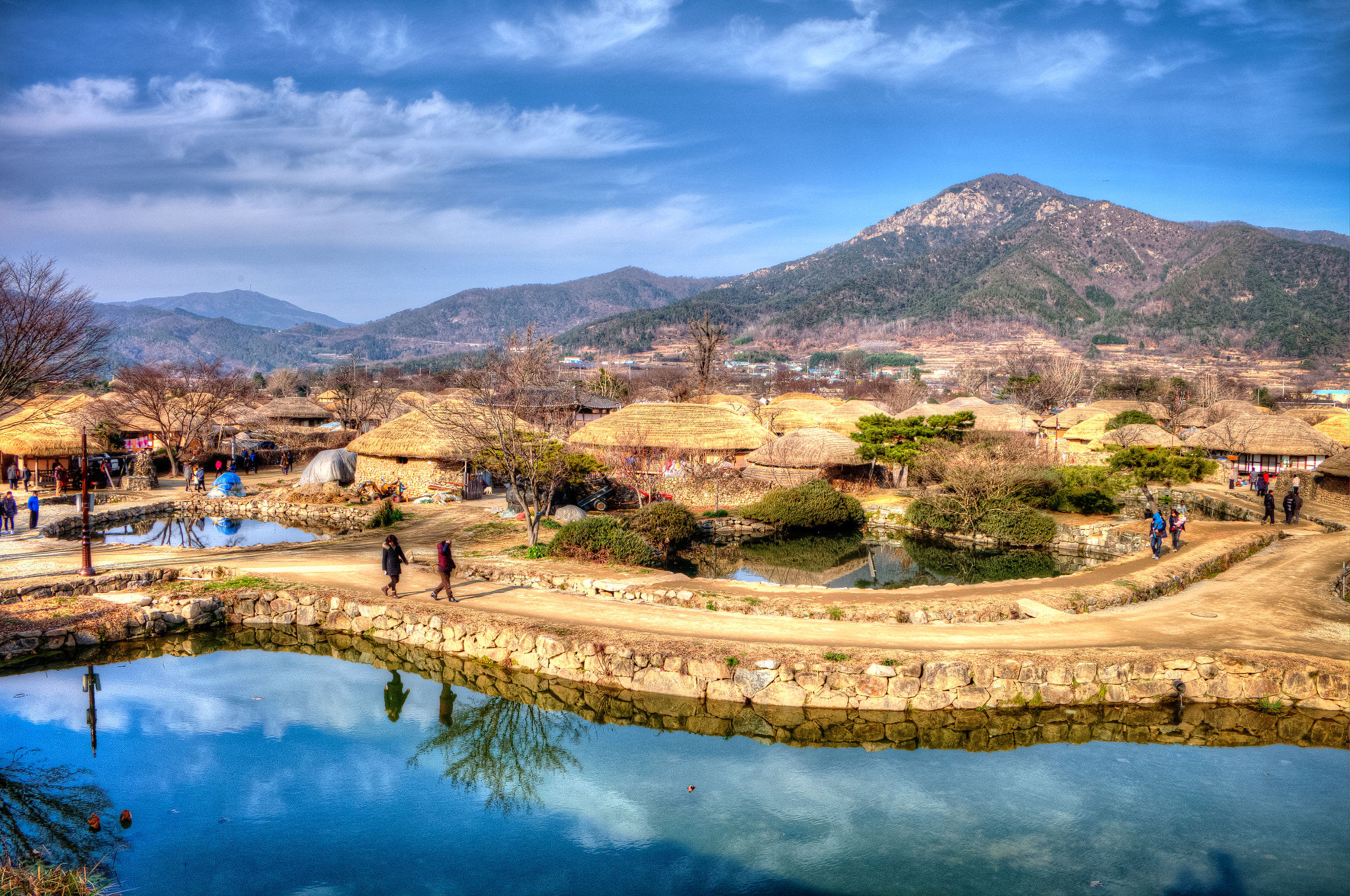 Fujifilm X-A1 sample photo. Korean traditional village photography