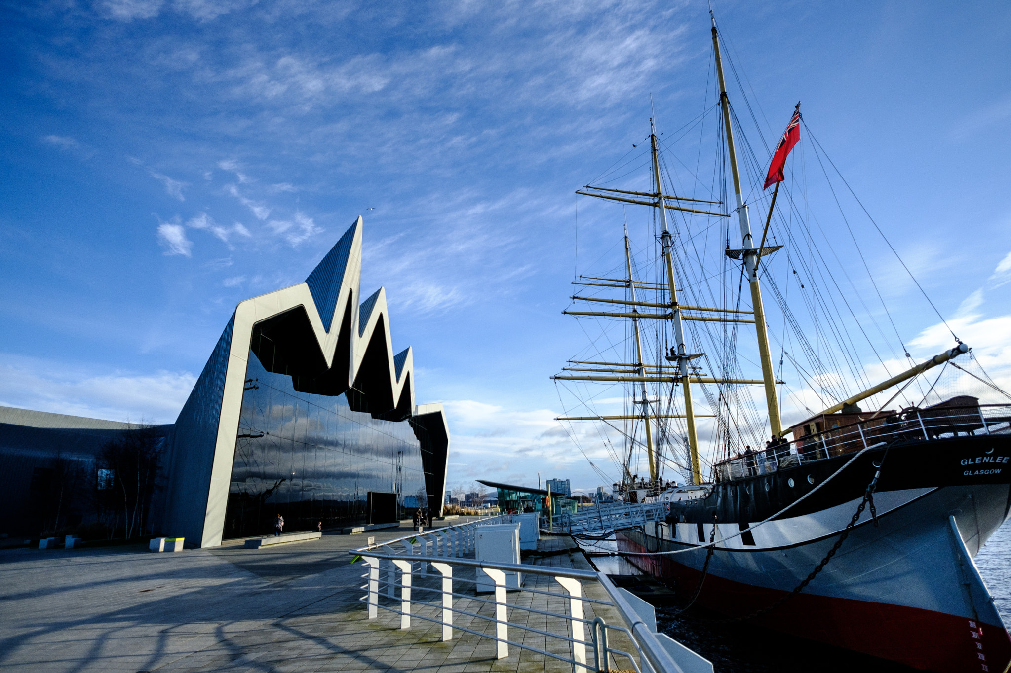 ZEISS Touit 12mm F2.8 sample photo. Tall ship & riverside musuem photography