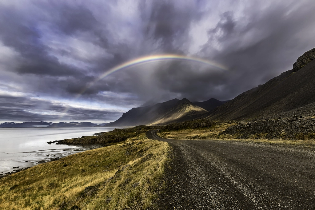 Rainbow at Stokksnes by Saptashaw Chakraborty on 500px.com