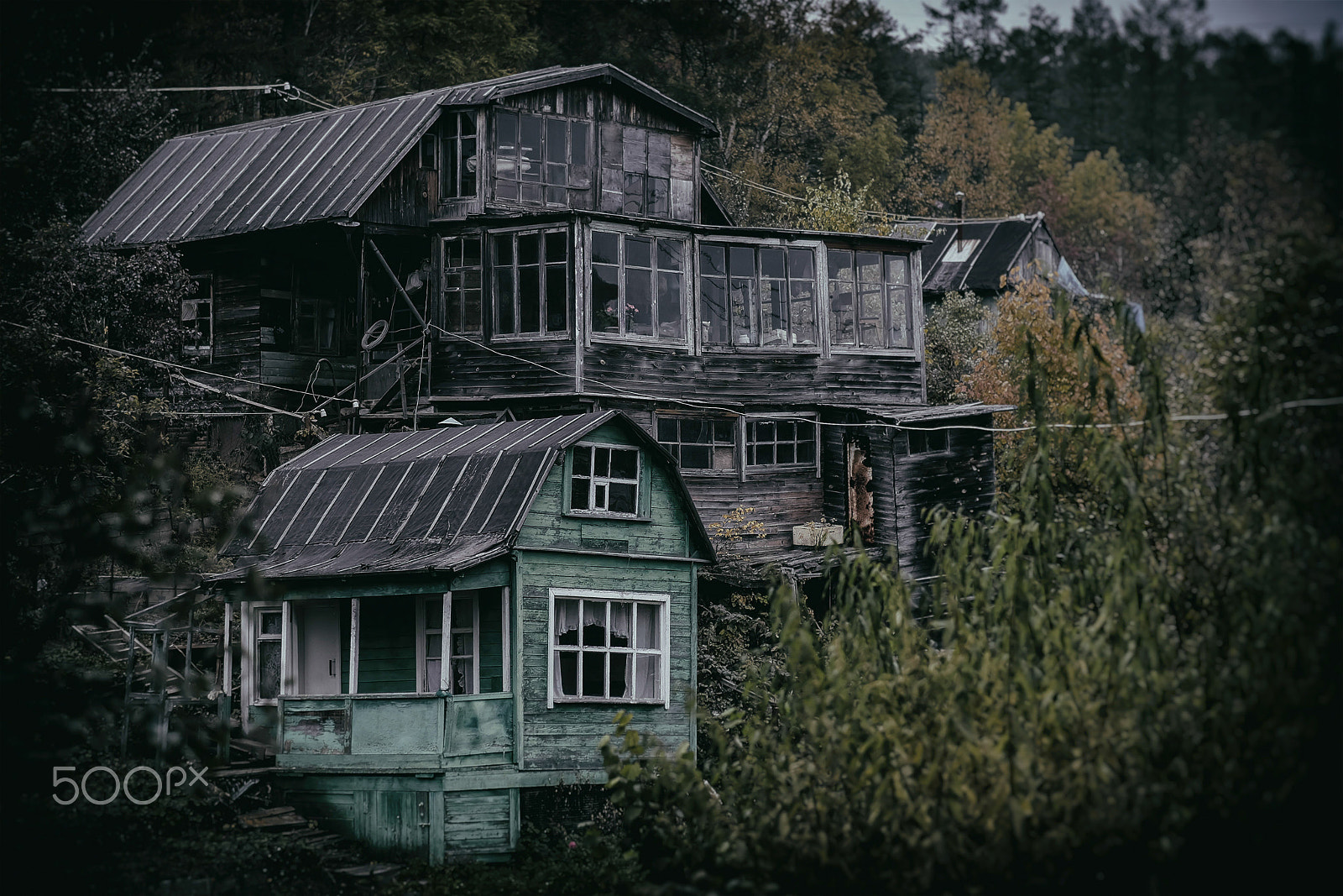 Fujifilm XF 56mm F1.2 R APD sample photo. Haunted house photography