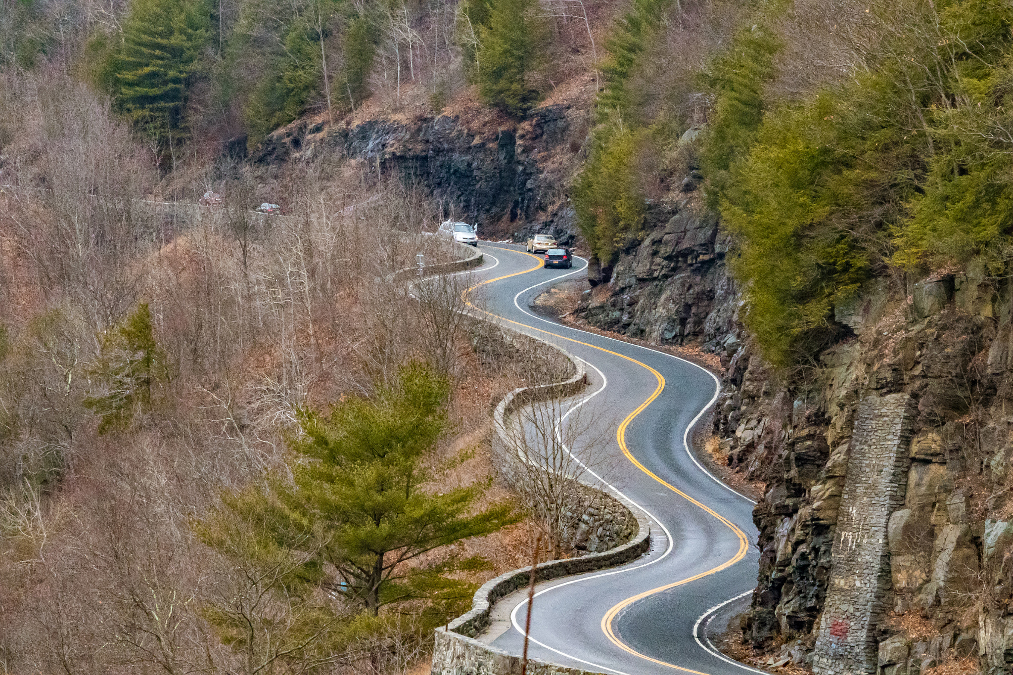 Sigma 150-500mm F5-6.3 DG OS HSM sample photo. Winding way up a mountain photography