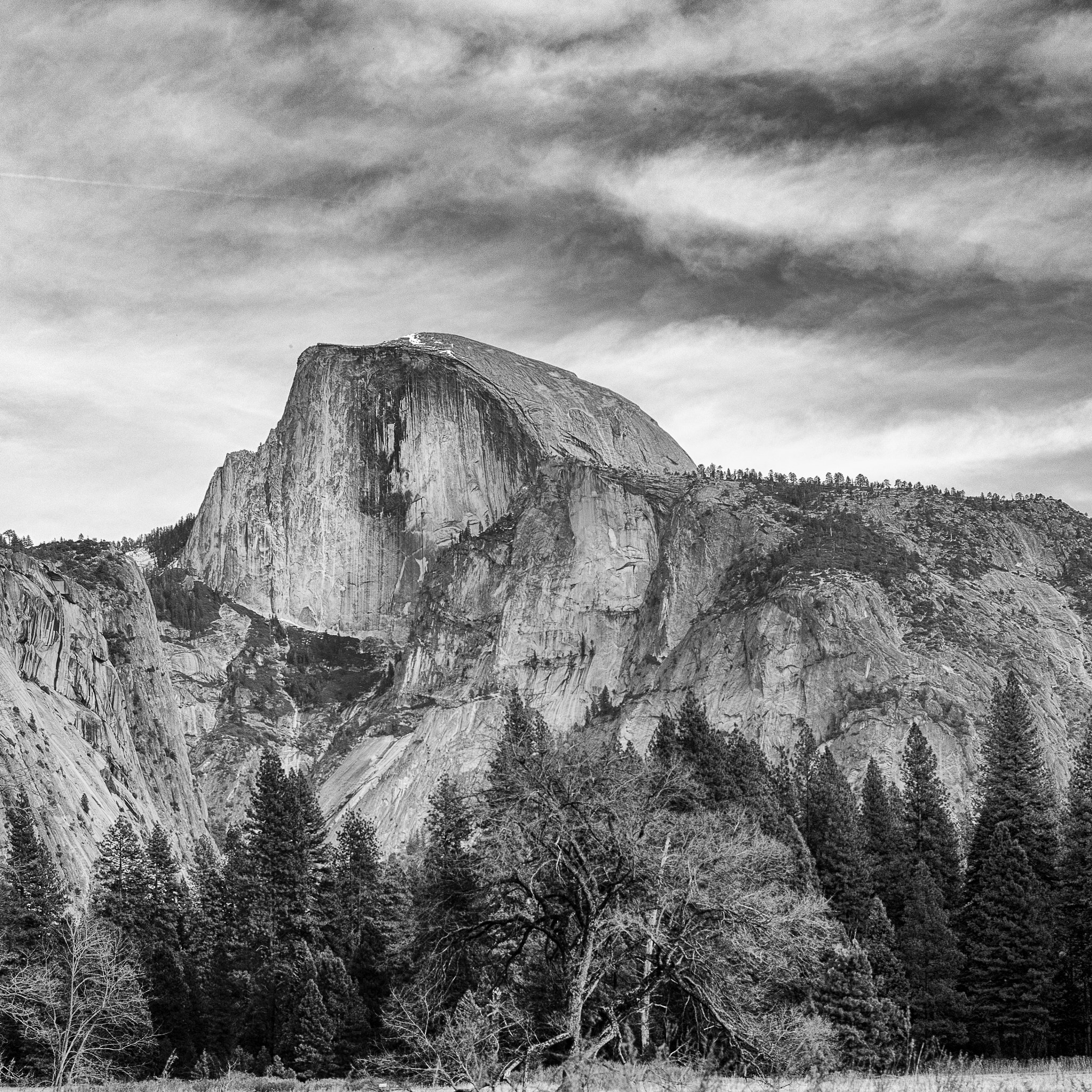 Leica Summilux-M 35mm F1.4 ASPH sample photo. Half dome in winter photography