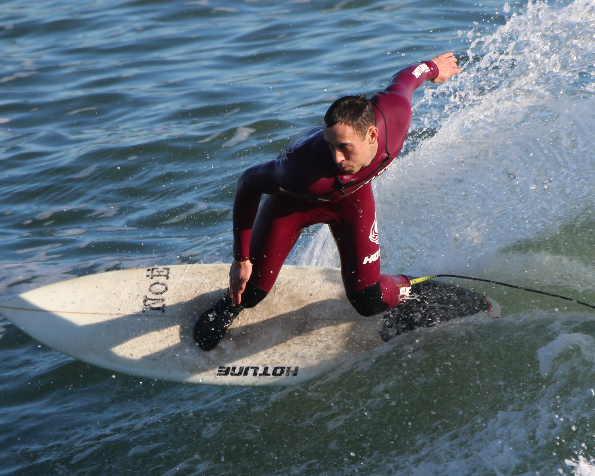 Canon EOS 70D + Canon EF 70-200mm F2.8L IS II USM sample photo. Steamers lane santa cruz shred photography