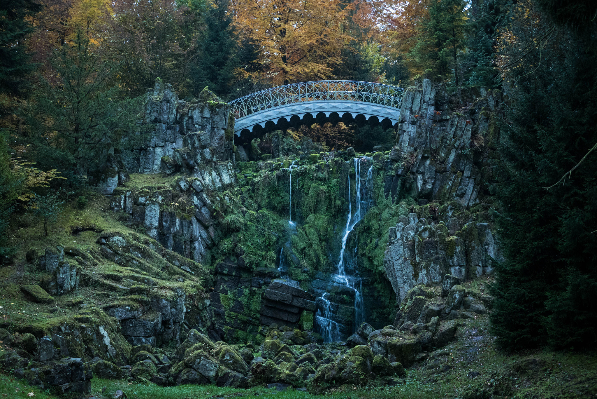 Panasonic Lumix DMC-GX85 (Lumix DMC-GX80 / Lumix DMC-GX7 Mark II) sample photo. Teufelsbrücke, bergpark wilhelmshöhe, kassel  photography