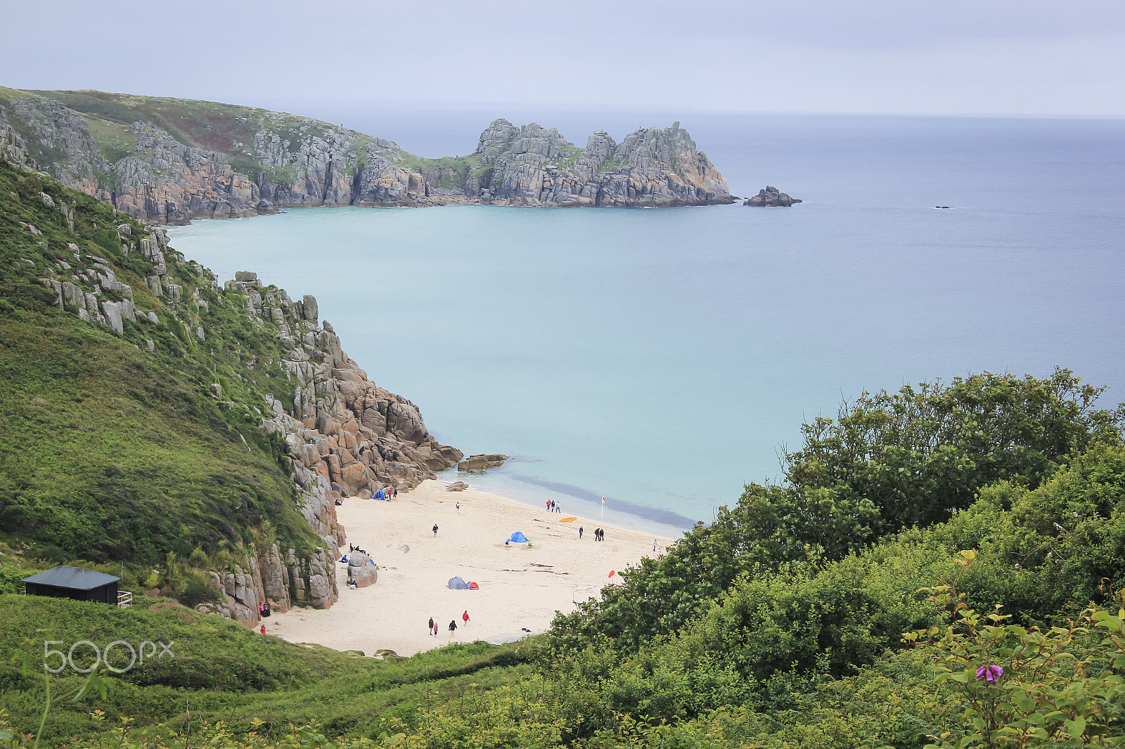 Canon EF-S 17-85mm F4-5.6 IS USM sample photo. Porthcurno beach cornwall coast uk photography