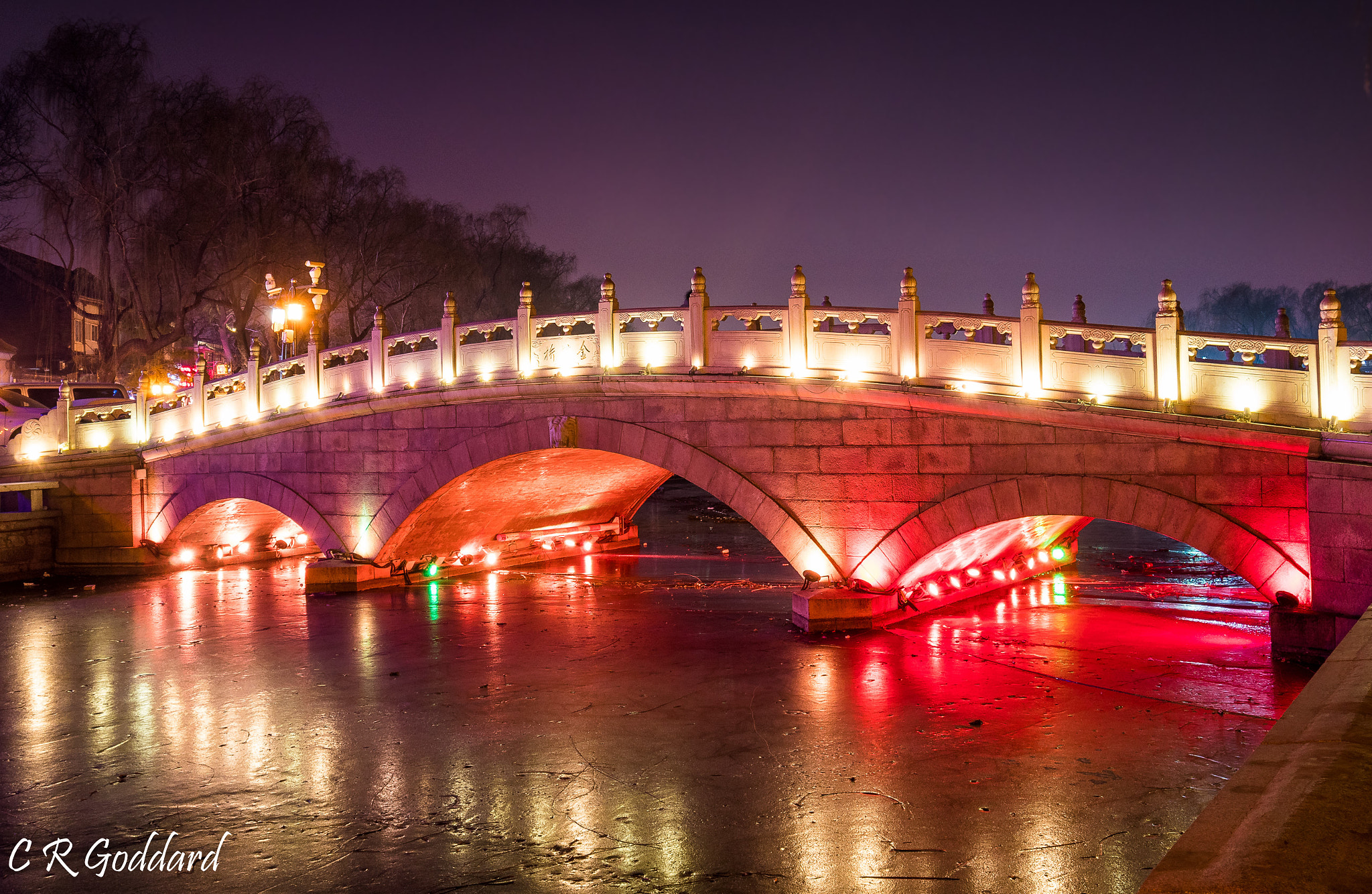 Panasonic Lumix DMC-GX8 sample photo. Bridge over ice photography