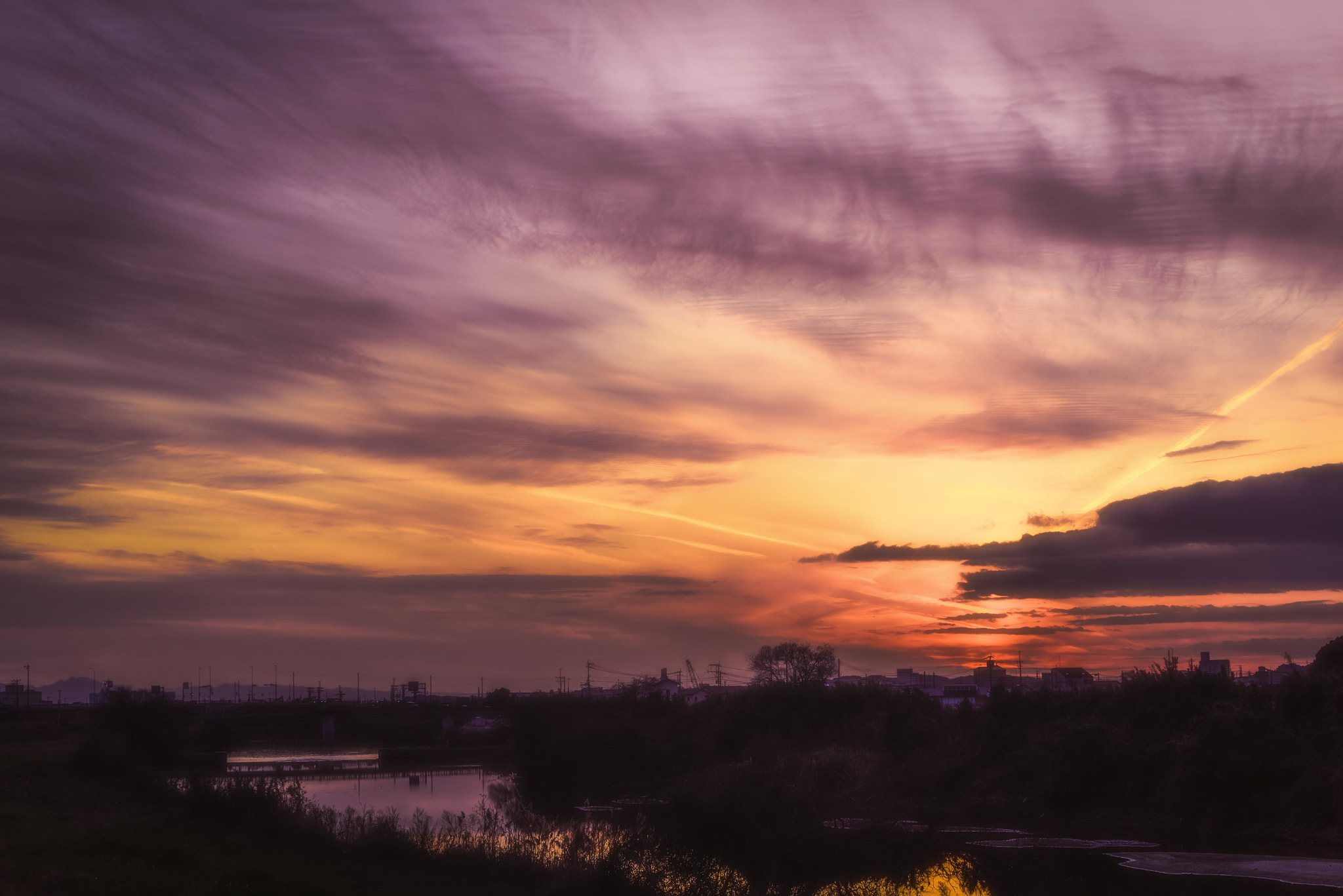 Nikon D810 sample photo. Purple sky photography