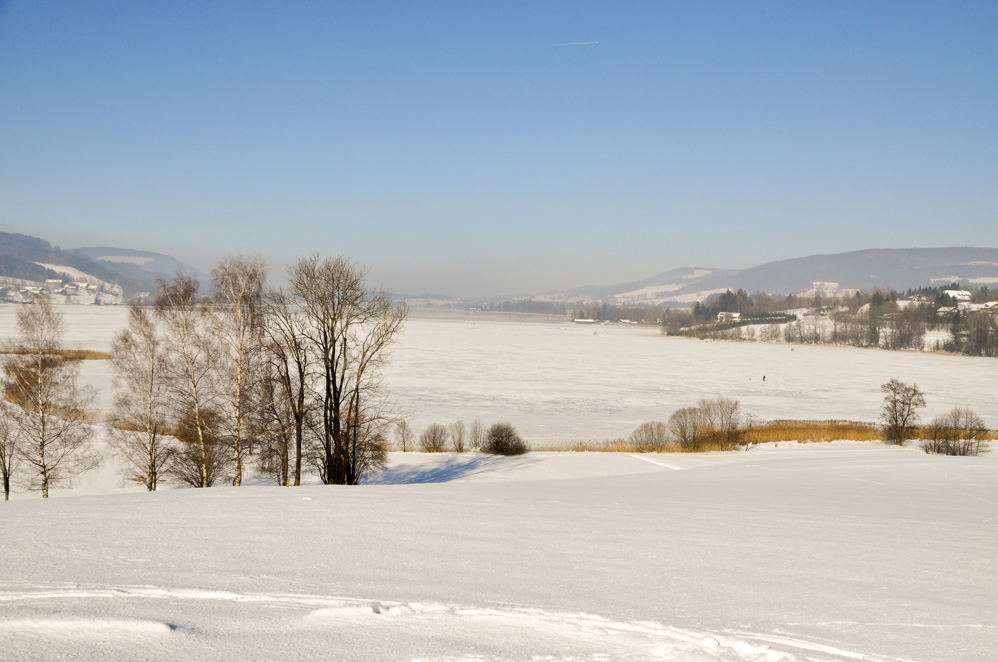 Nikon D5000 + Tamron 18-270mm F3.5-6.3 Di II VC PZD sample photo. Frozen irrsee, austria ... photography