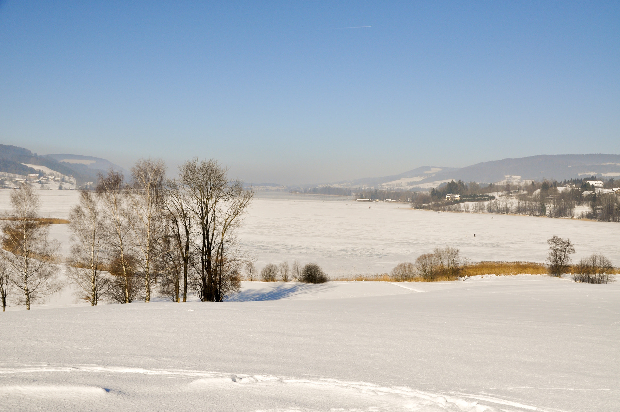 Nikon D5000 sample photo. Frozen irrsee, austria ... photography