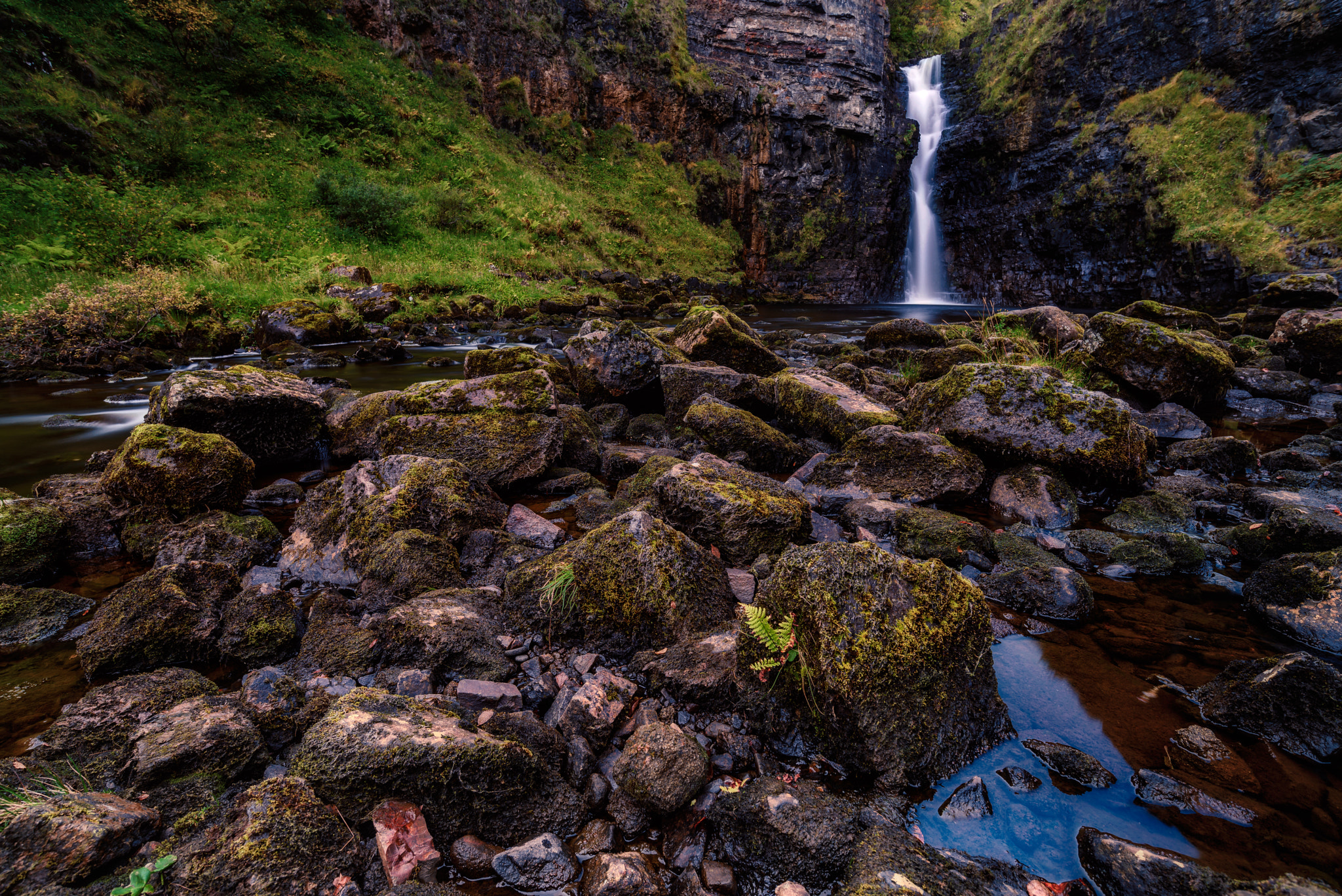 Nikon AF-S Nikkor 18-35mm F3.5-4.5G ED sample photo. Lealt falls, isle of skye photography