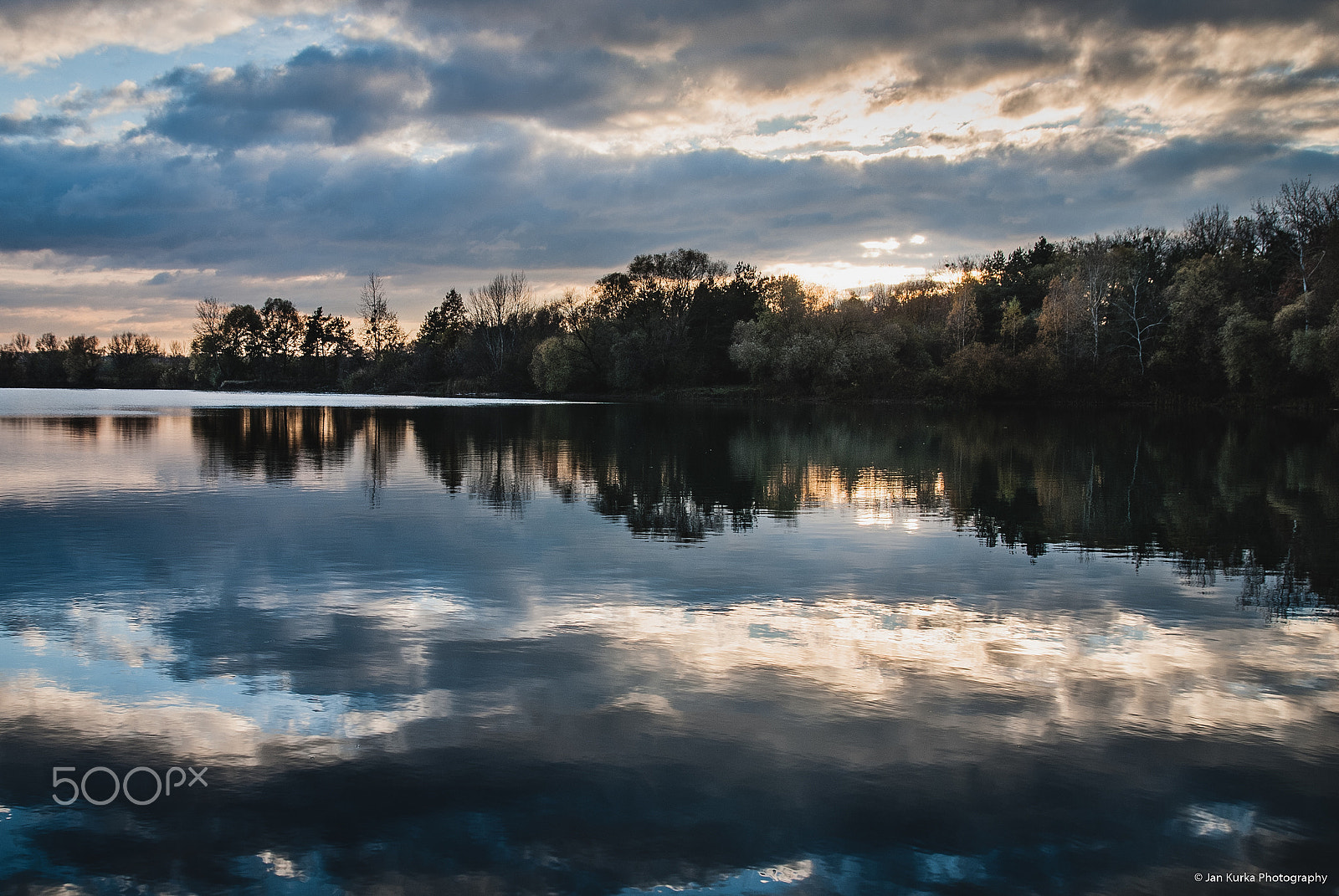Nikon D80 sample photo. Sunset by the lake photography