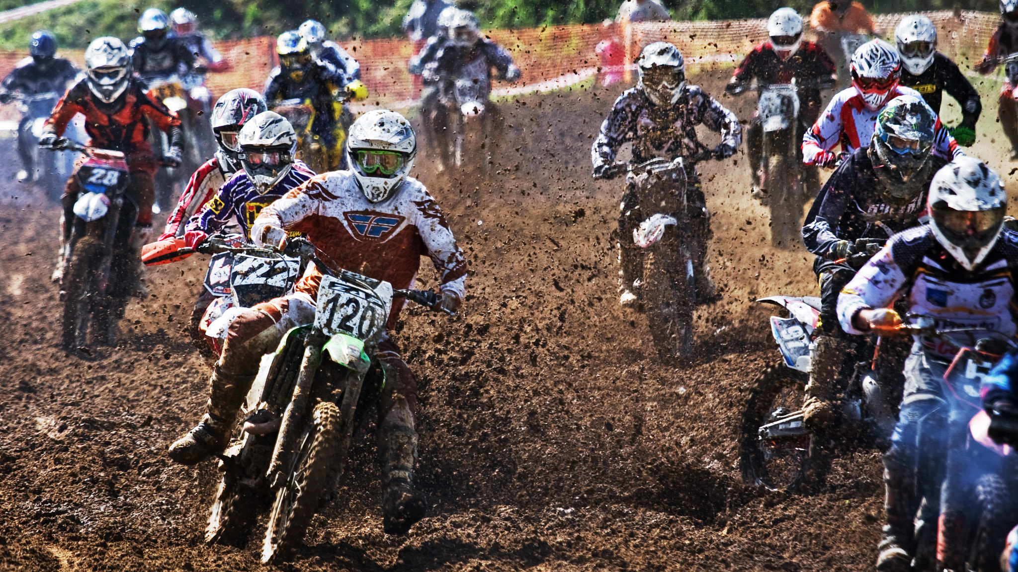 Canon EOS 40D + Canon EF 70-200mm F4L IS USM sample photo. Motocross photography