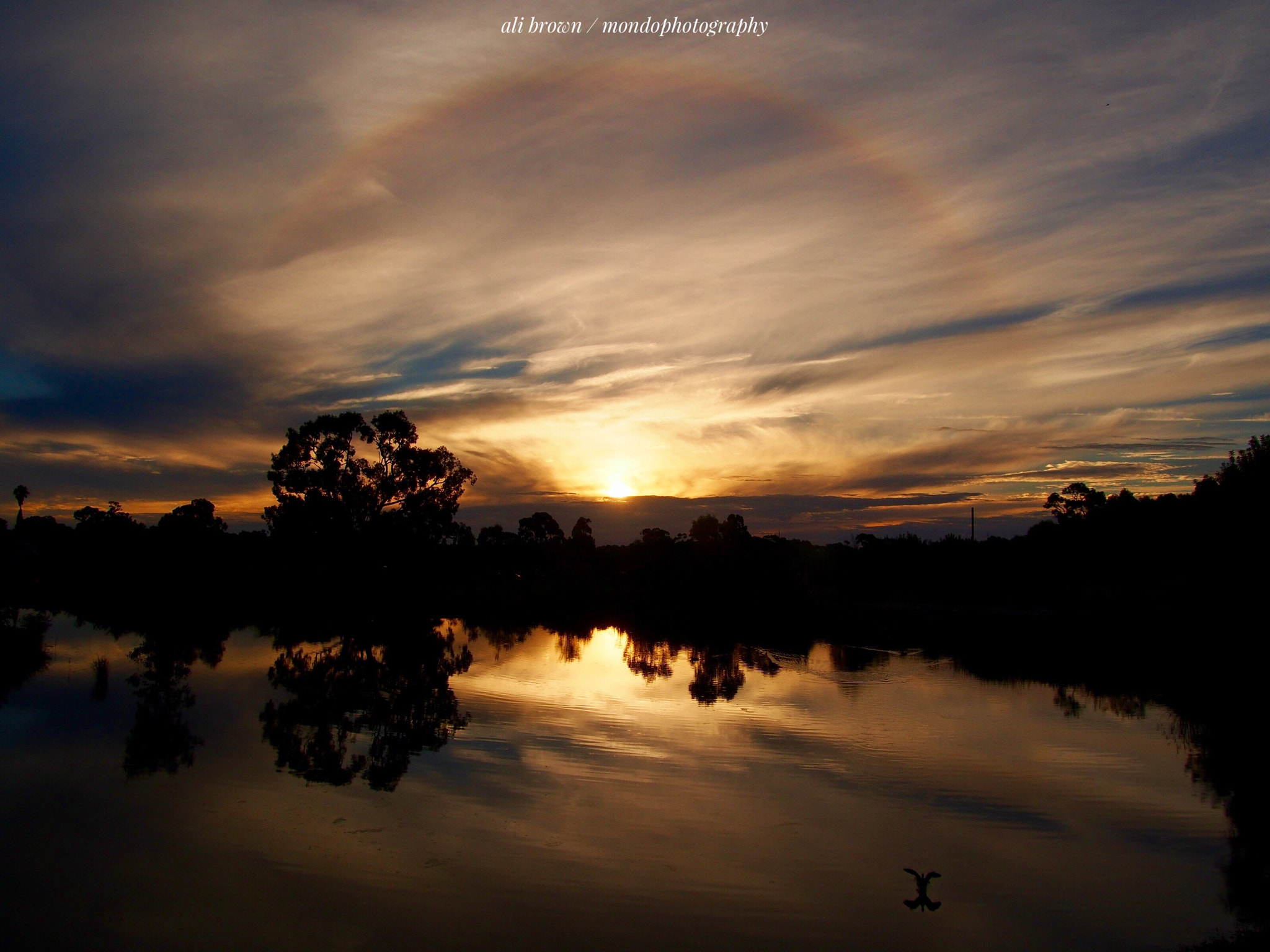 Olympus OM-D E-M5 sample photo. Rainbow sunset photography
