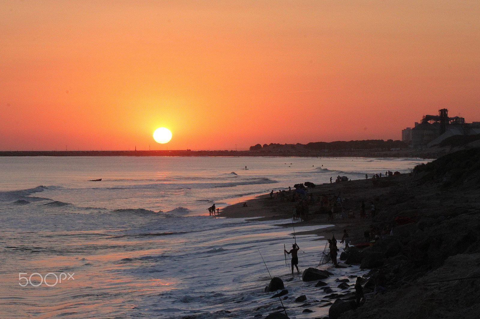 Canon EOS 550D (EOS Rebel T2i / EOS Kiss X4) sample photo. Quequen sunset photography