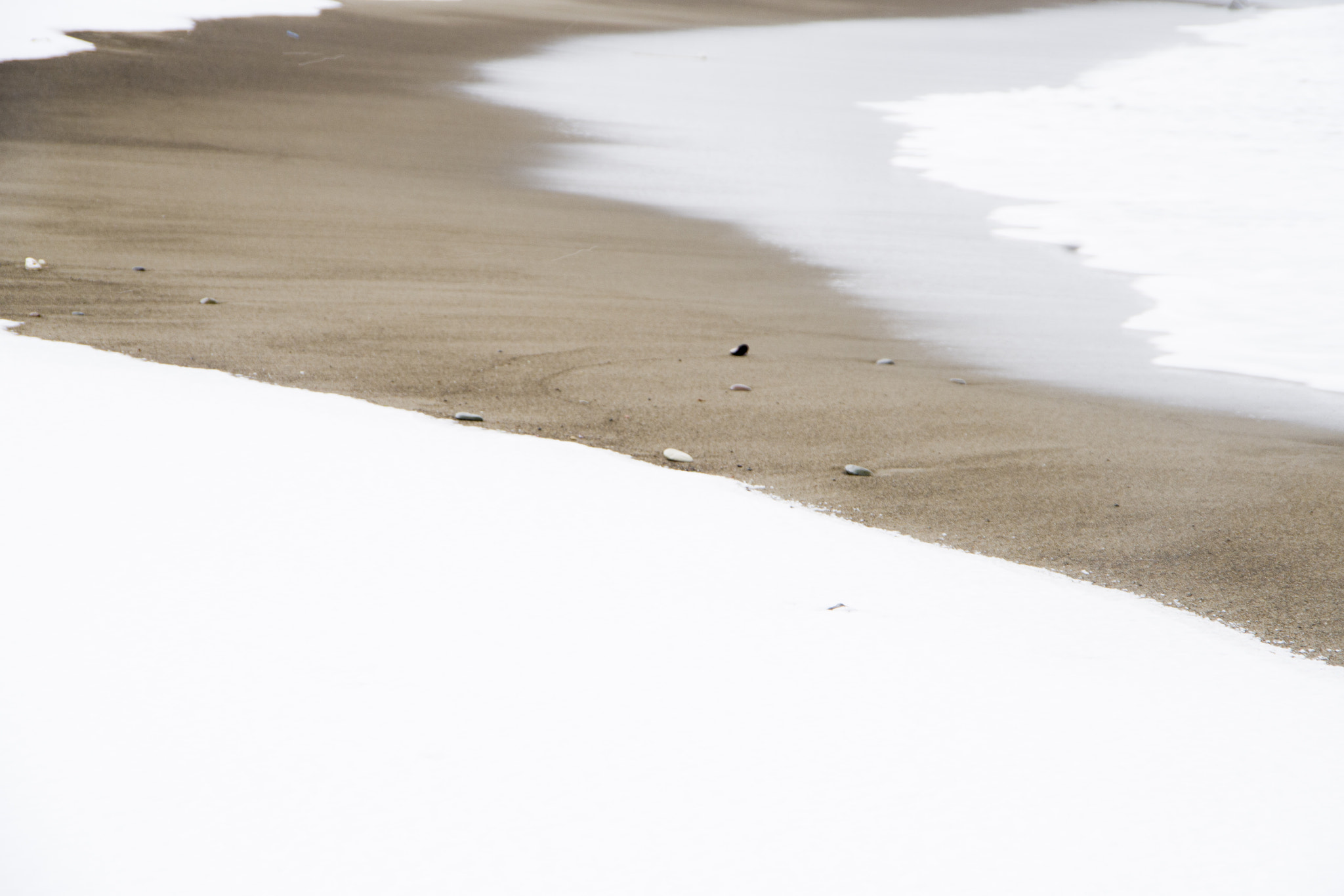 Pentax K-1 sample photo. Snow beach photography