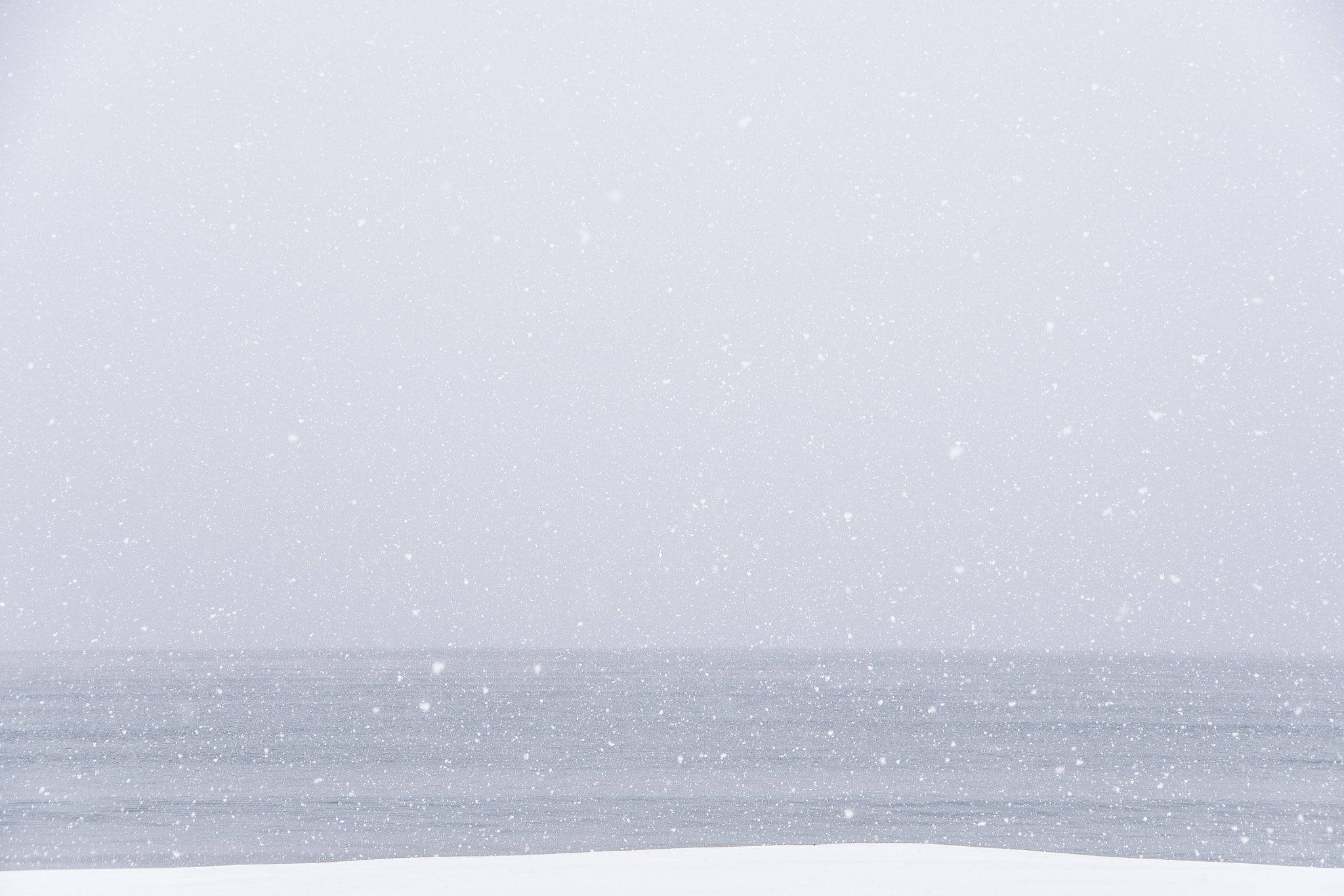 Pentax K-1 sample photo. Snow beach photography