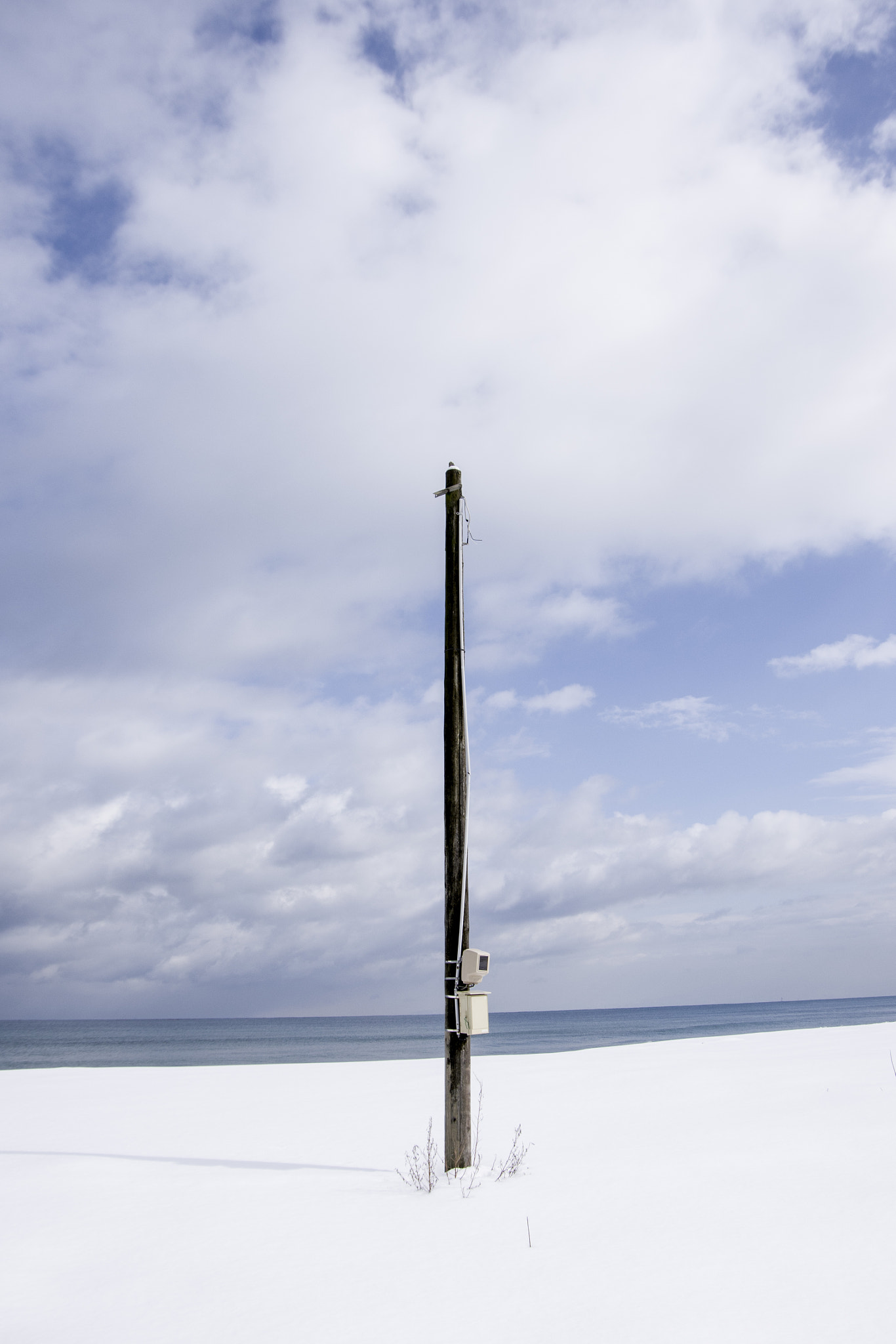 Pentax K-1 sample photo. Snow beach photography