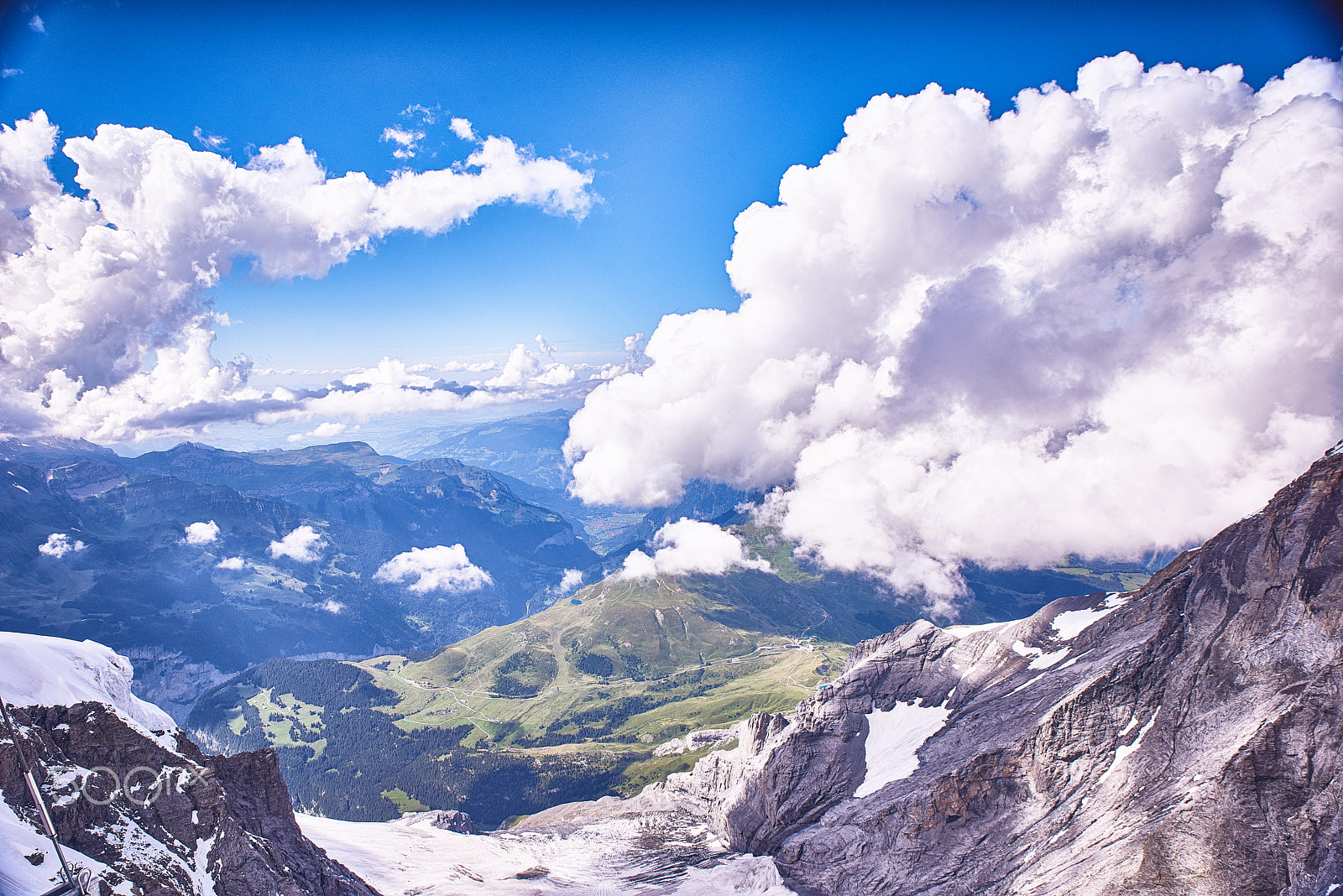 Nikon D810 sample photo. Jungfraujoch of swiss photography